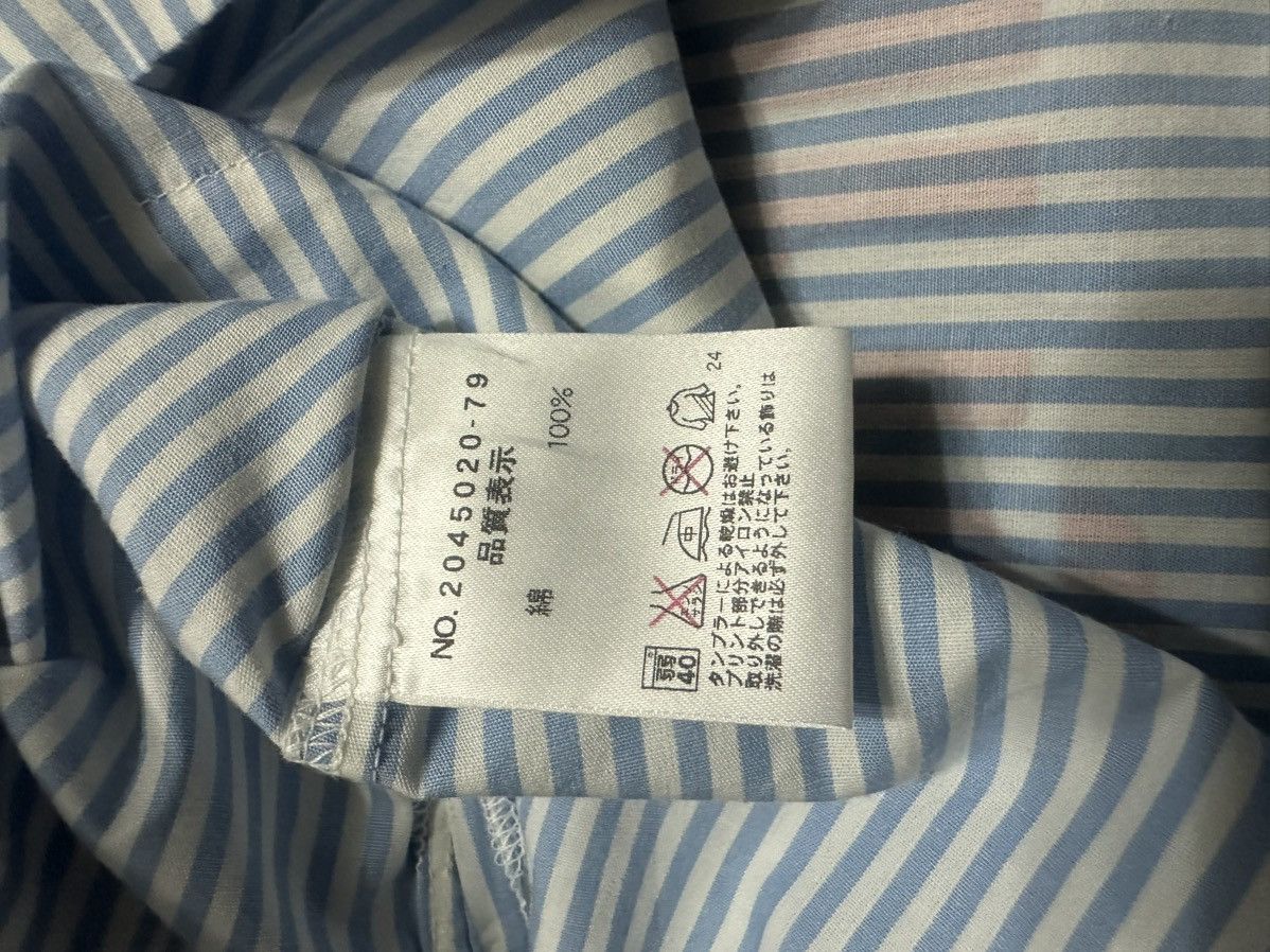 Hysteric Glamour × Japanese Brand × Vintage Vintage Bluecross Skate Striped Button Up Shirts Size US M / EU 48-50 / 2 - 5 Thumbnail