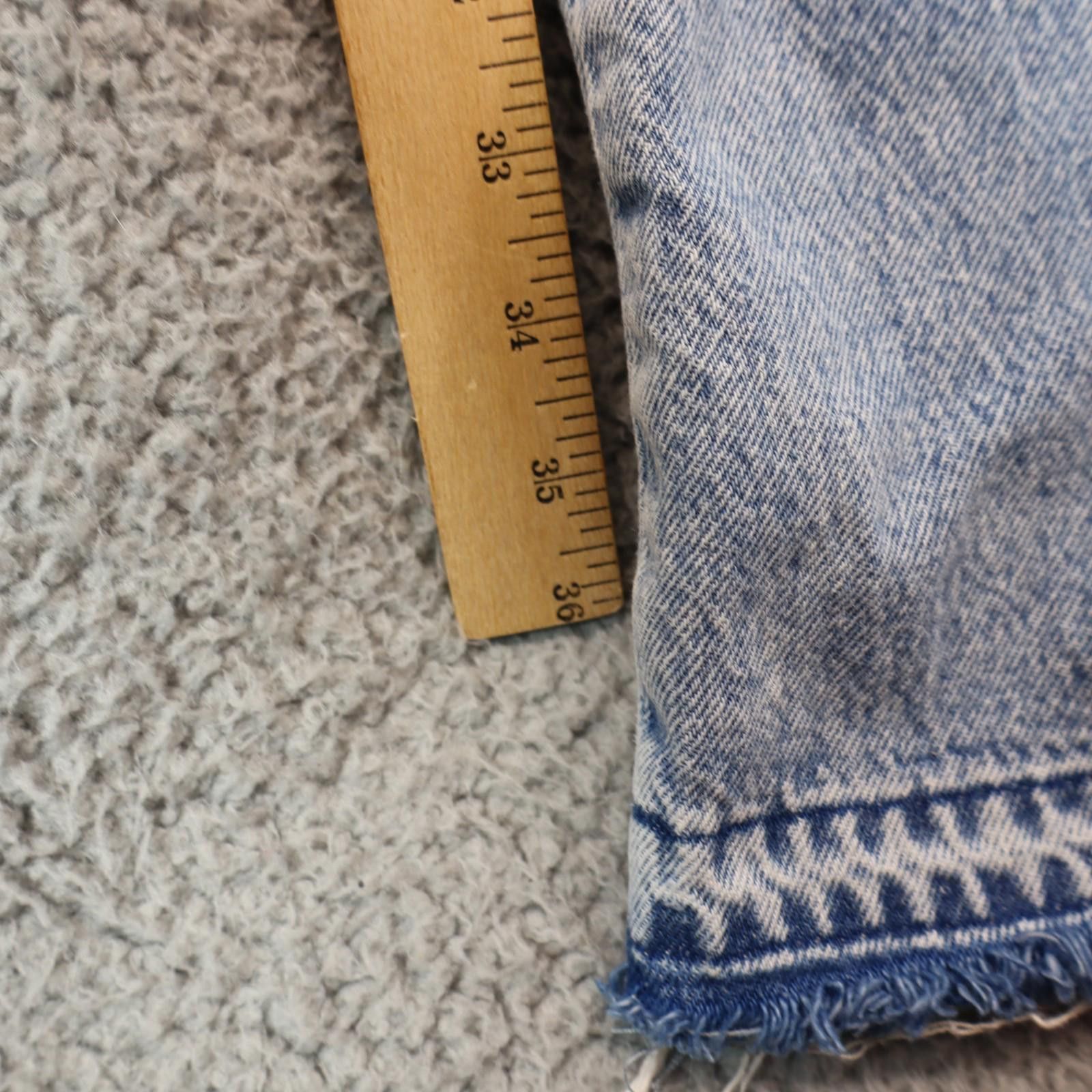 Levi's Levis Ribcage Straight Ankle Jeans Women 32x27 (25) Distress Size 32" / US 10 / IT 46 - 7 Thumbnail