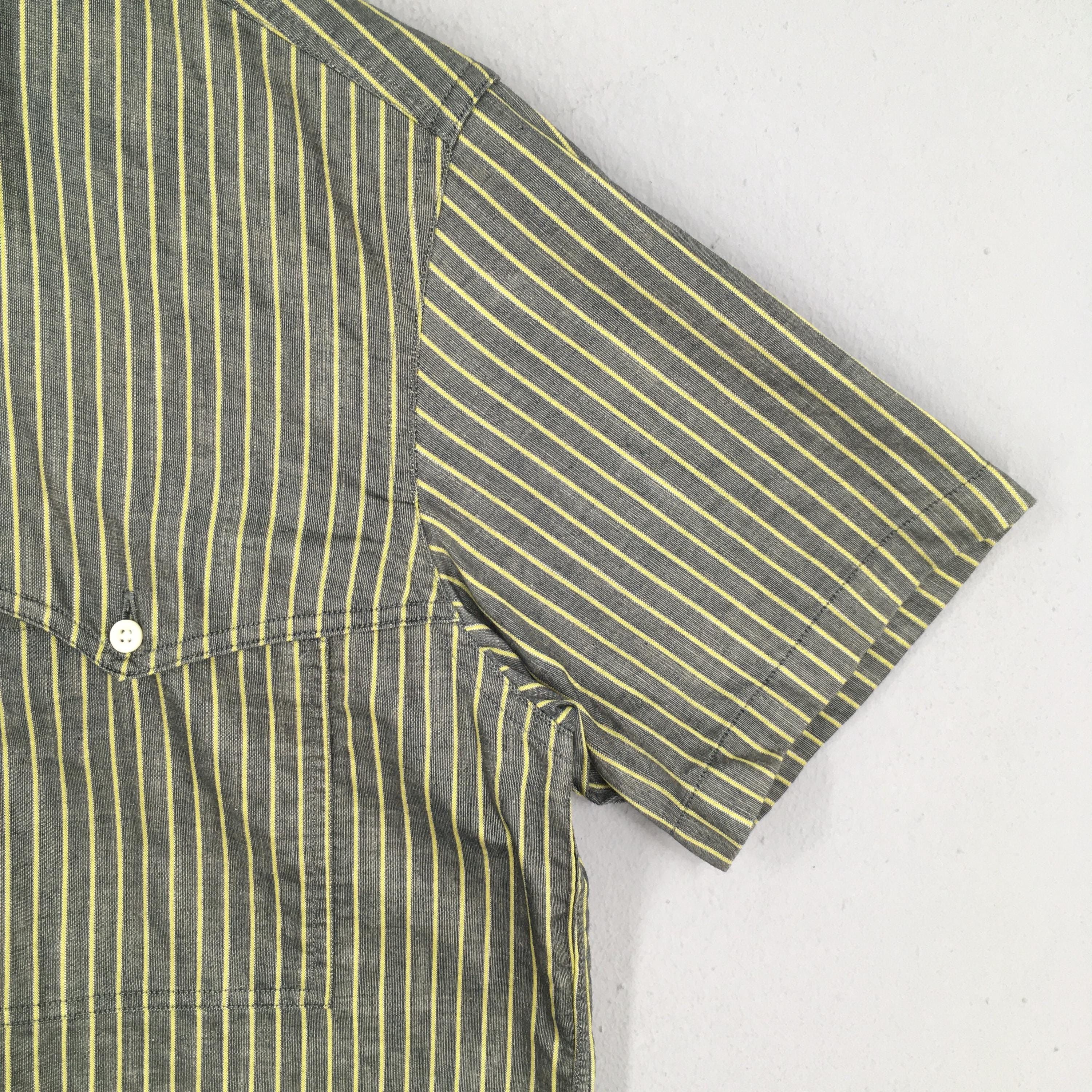 Journal Standard Vintage Journal Standard Stripes Work Shirt Medium Size US M / EU 48-50 / 2 - 4 Thumbnail