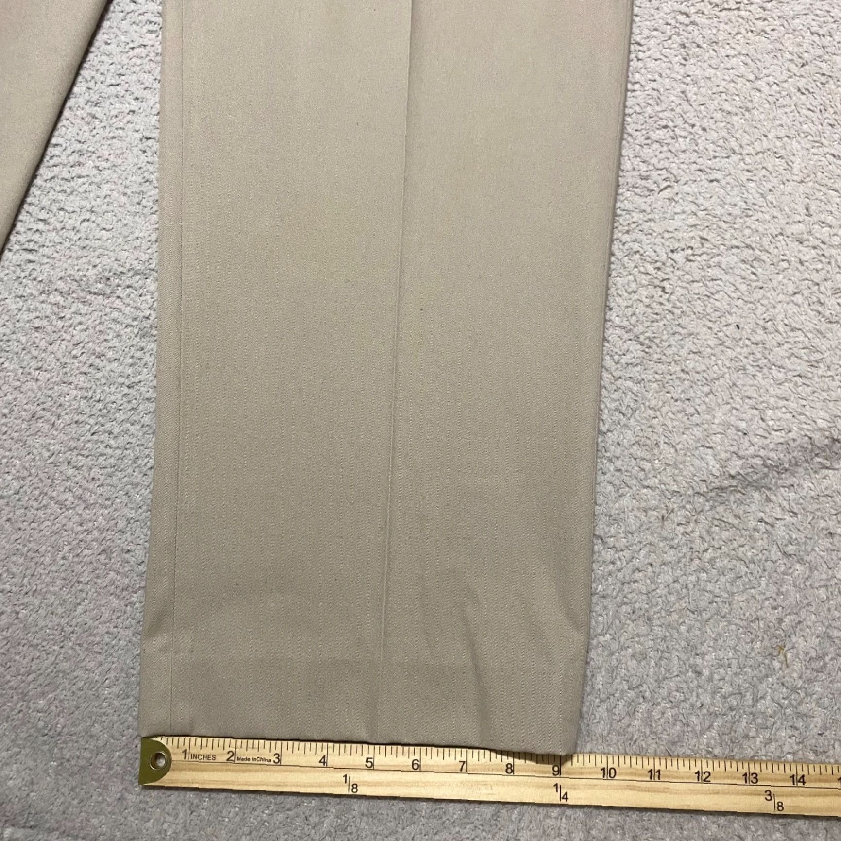 Vintage L.L. Bean Mens Pants Beige Straight Leg Chino High Rise Classic Fit 40 Regular Men’s Vintage No Size US 38 / EU 54 - 4 Thumbnail