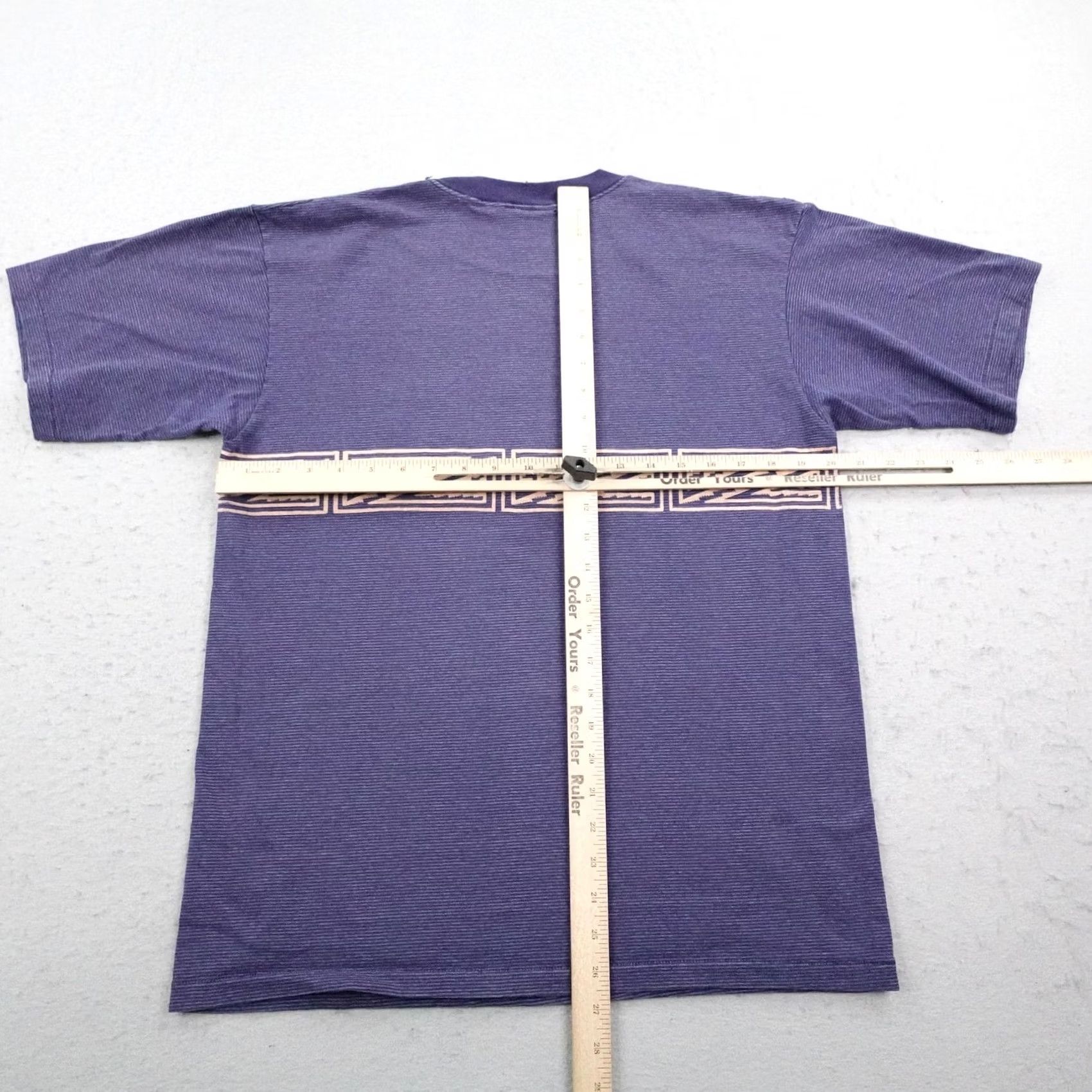 Vintage VINTAGE Santa Fe Opera Shirt Mens Large Blue Stripes Southwestern Single Stitch Size US L / EU 52-54 / 3 - 6 Thumbnail