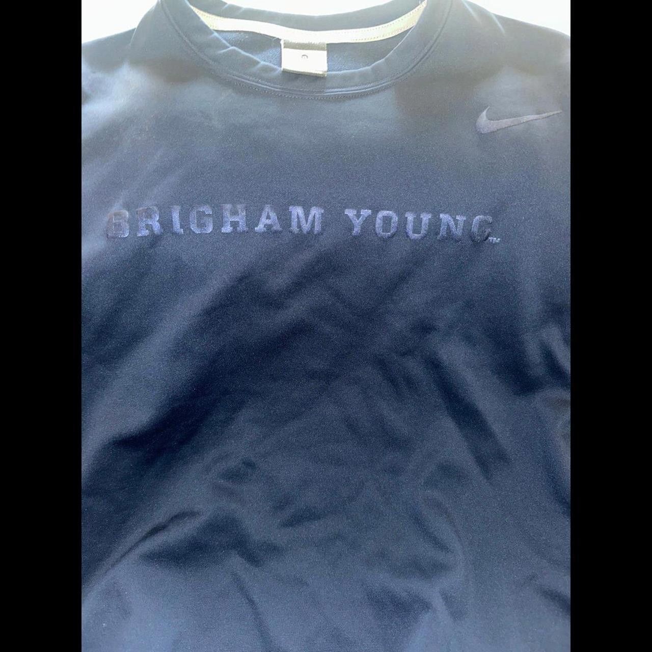 Nike Mens Used Nike Byu Crewneck Size US XL / EU 56 / 4 - 2 Thumbnail