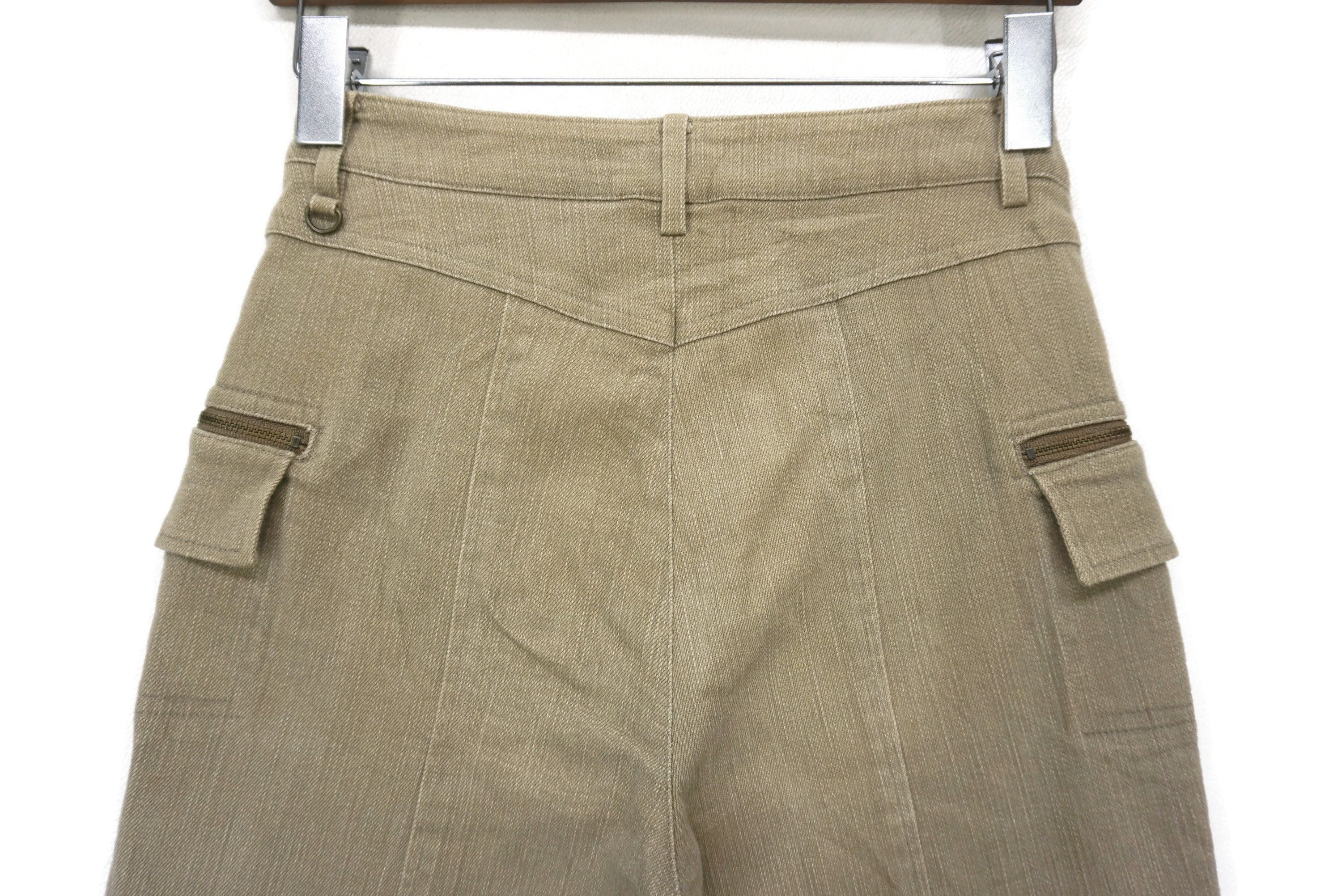 Japanese Brand Ca C'est Ca Pants fit W27xL26 High-Waisted Cropped Bootcut Size 26" / US 2 / IT 38 - 6 Thumbnail