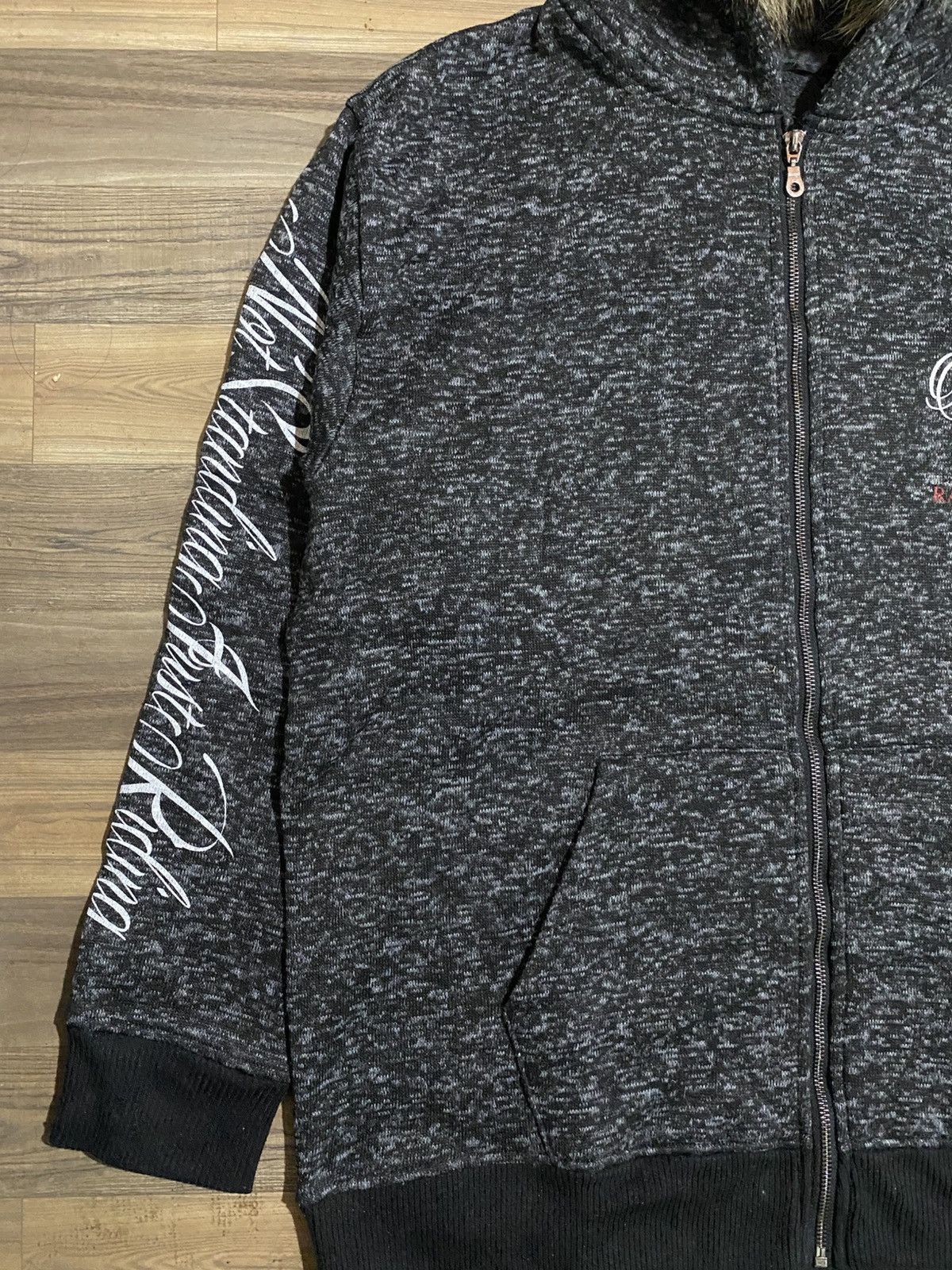 Beauty Beast × Japanese Brand BURNING PASSION FUR HOODIES Size US XXL / EU 58 / 5 - 2 Thumbnail