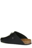 Saint Laurent Paris os11x0924 Buckled Leather Mules in Nero Size US 8 / EU 41 - 3 Thumbnail