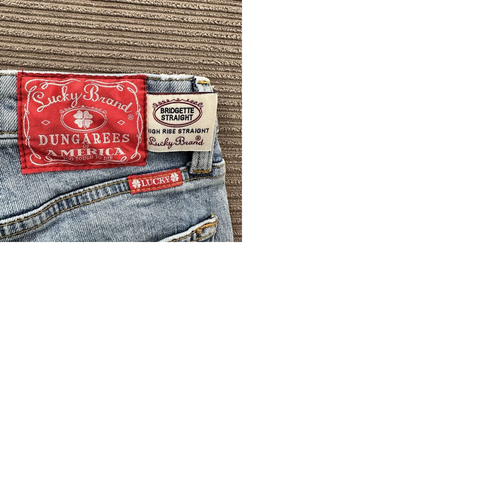 Lucky Brand Lucky Brand Jeans Dungarees Bridgette Straight Size 27 Large Blue Denim 90s City USA Womens Regular Vintage No N/A Size 27" / US 4 / IT 40 - 9 Thumbnail