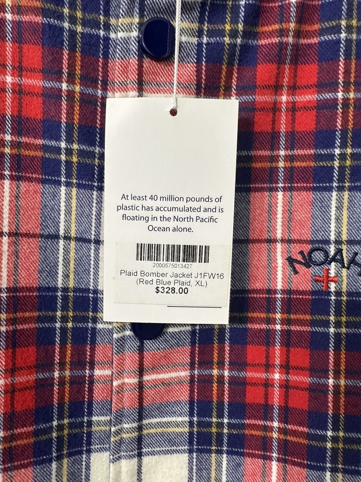 Noah Noah NYC plaid bomer jacket 2016 Size US XL / EU 56 / 4 - 2 Thumbnail