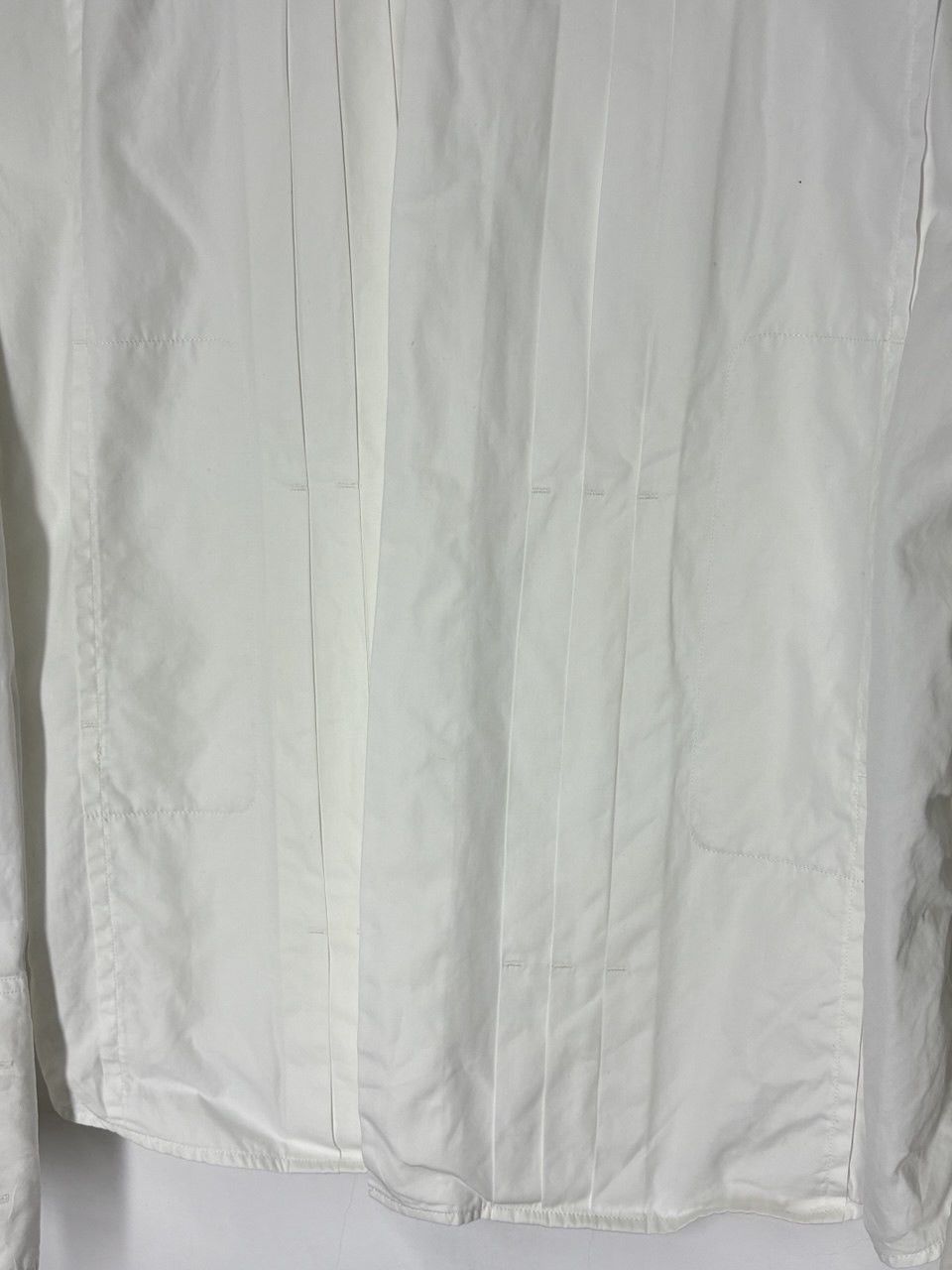 Yves Saint Laurent Yves Saint Laurent by Tom Ford Pleated Dress Shirt Size US M / EU 48-50 / 2 - 14 Thumbnail