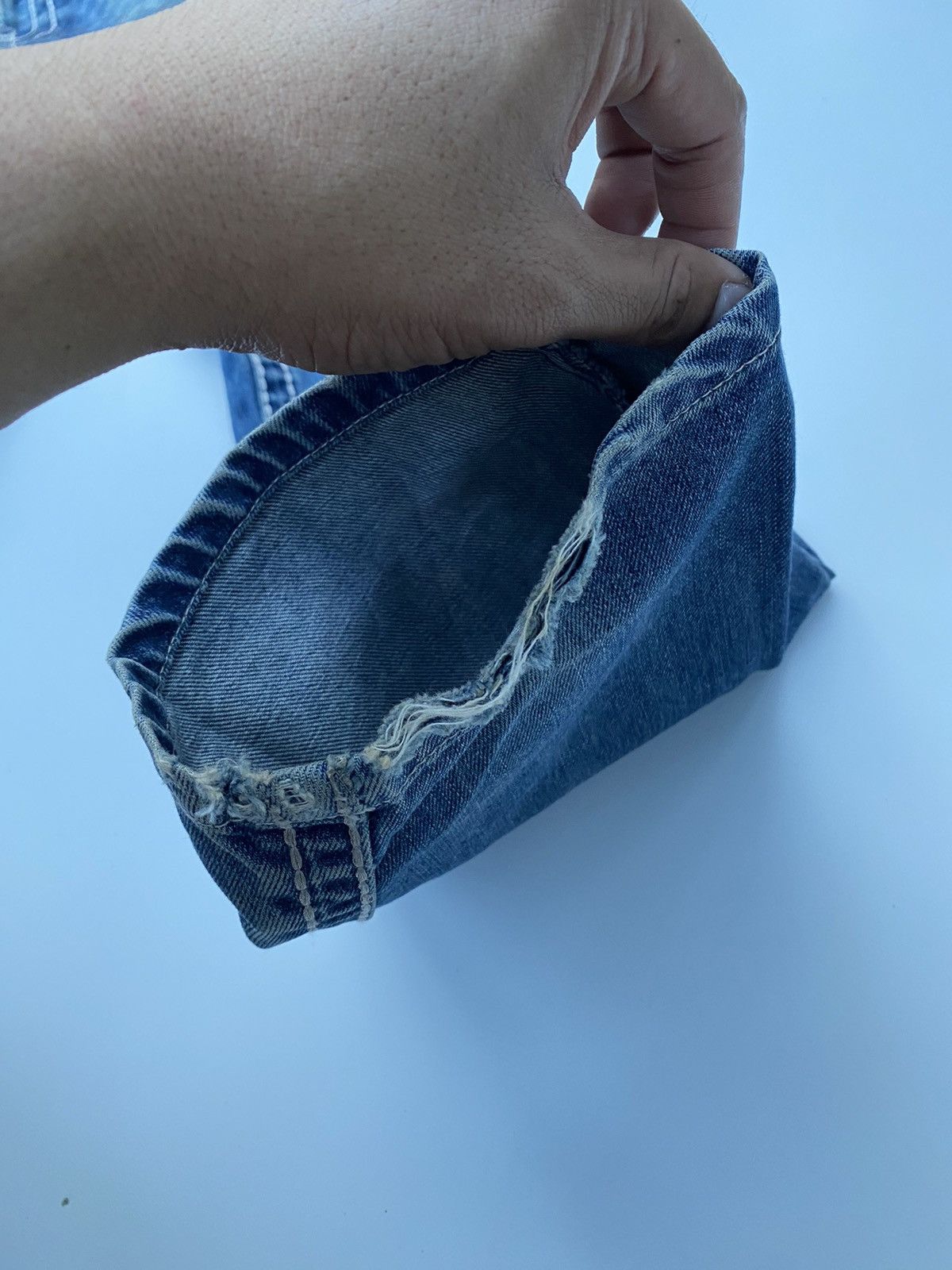 Japanese Brand × Vintage Vintage Denim Free Style Generation Outside Line Size US 32 / EU 48 - 11 Thumbnail