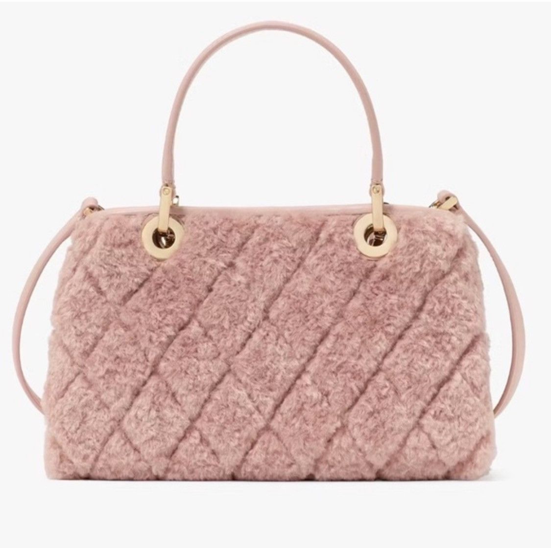 Kate Spade NWT KATE SPADE Carey Faux Fur‎ Small Sullivan Satchel Size ONE SIZE - 5 Thumbnail