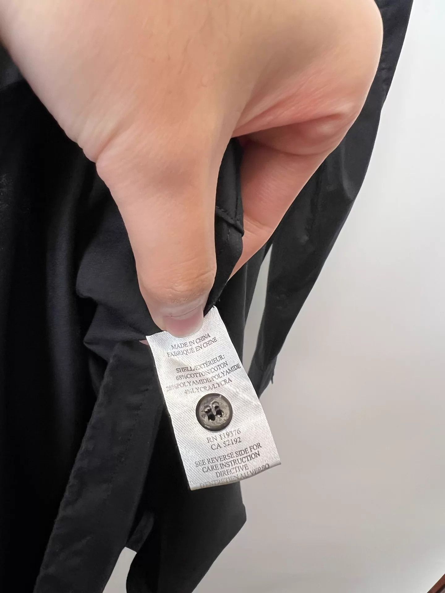 Helmut Lang Helmut Lang V-neck hidden button blend drape shirt Size M / US 6-8 / IT 42-44 - 8 Thumbnail