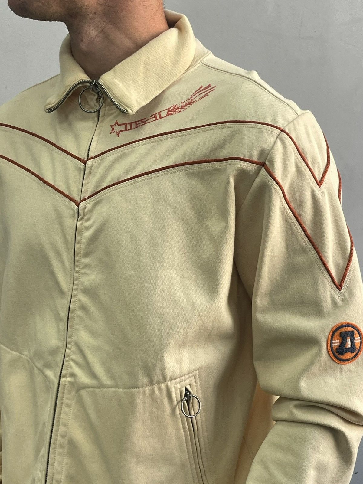 Diesel Diesel retro sip up jacket y2k japanese Size US L / EU 52-54 / 3 - 3 Thumbnail
