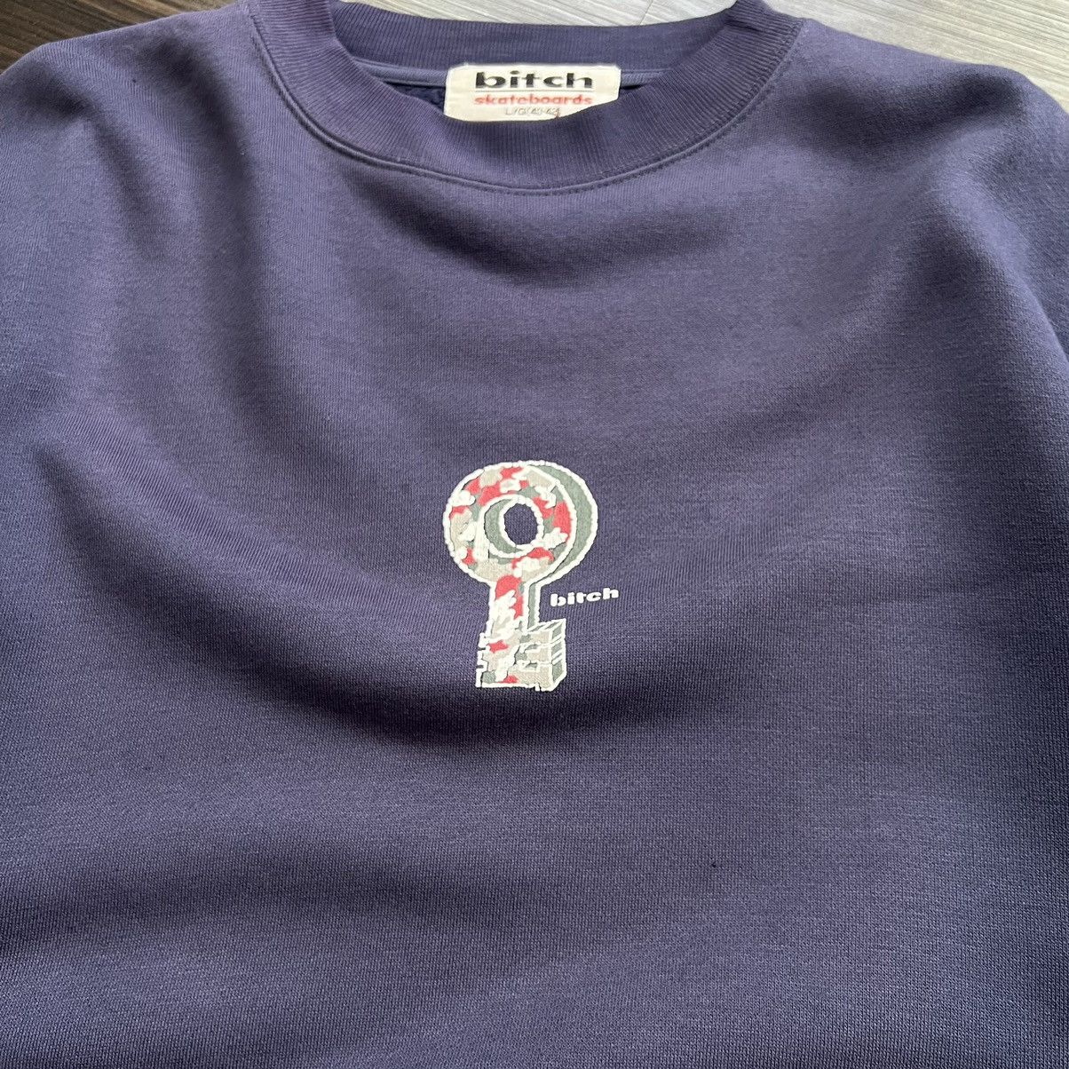 Hook-Ups 🔥 BITCH SKATEBOARDS STREETWEAR ROUNDNECK SWEATSHIRT - L Size US M / EU 48-50 / 2 - 4 Thumbnail