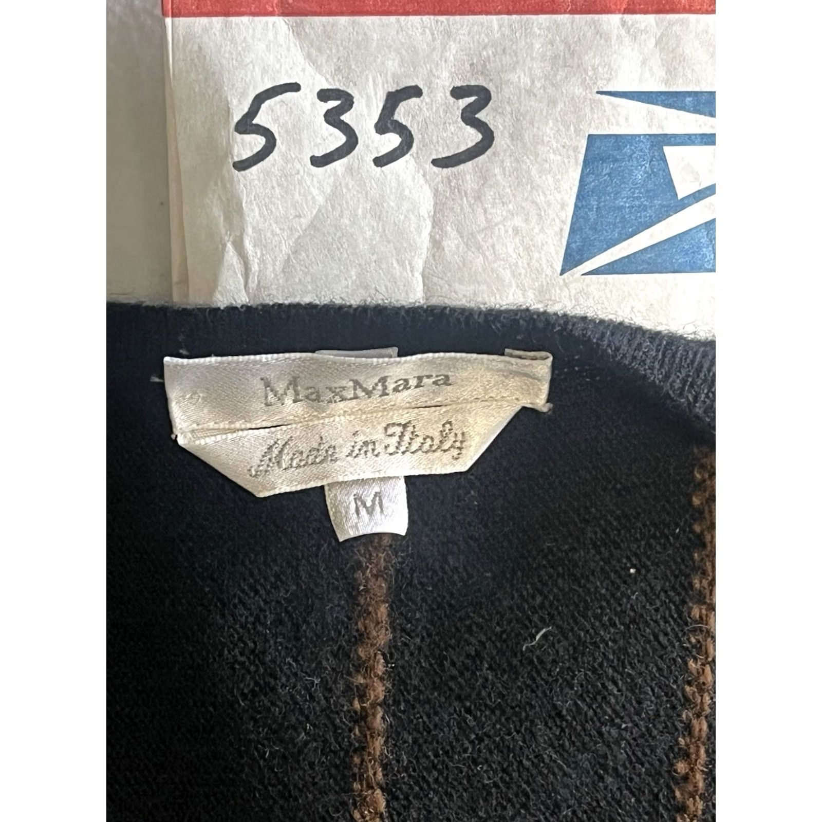 Max Mara Max Mara Striped Cardigan Wool Cashmere Women's Black M Made In Italy Size M / US 6-8 / IT 42-44 - 8 Thumbnail
