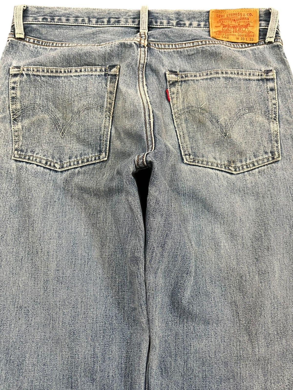 Levi's Vintage Levi’s 502 Faded Distressed Denim Size US 34 / EU 50 - 7 Thumbnail
