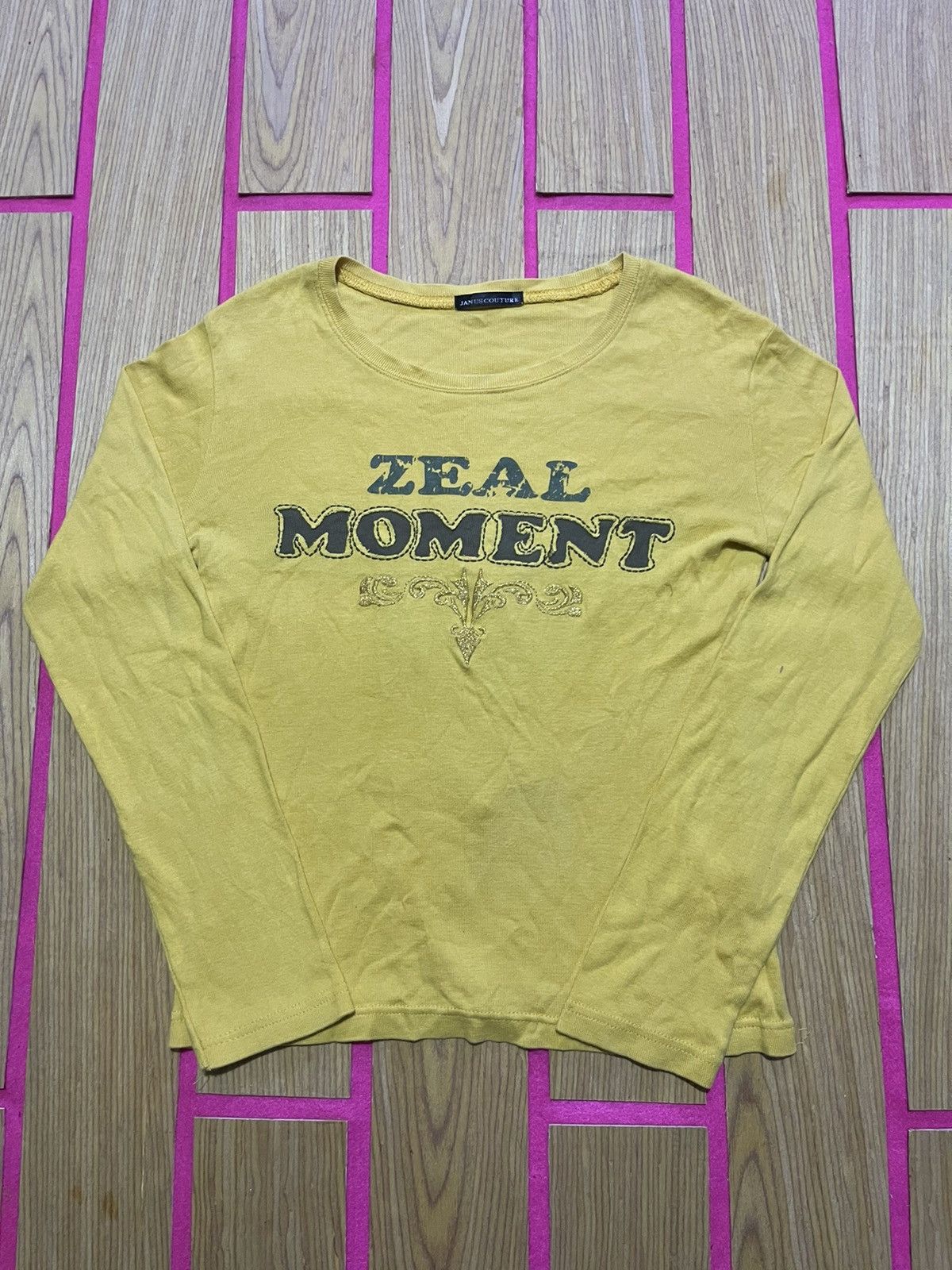 Le Grande Bleu (L.G.B.) Y2K JANUS COUTURE long sleeve tshirt Size S / US 4 / IT 40 - 5 Thumbnail