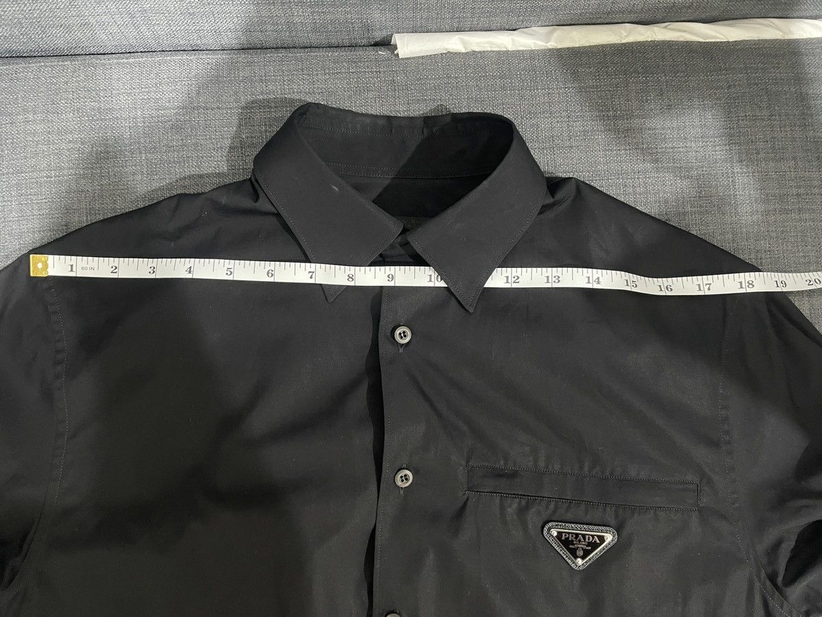 Prada Prada Cotton Shirt Black XS Size US XS / EU 42 / 0 - 12 Thumbnail