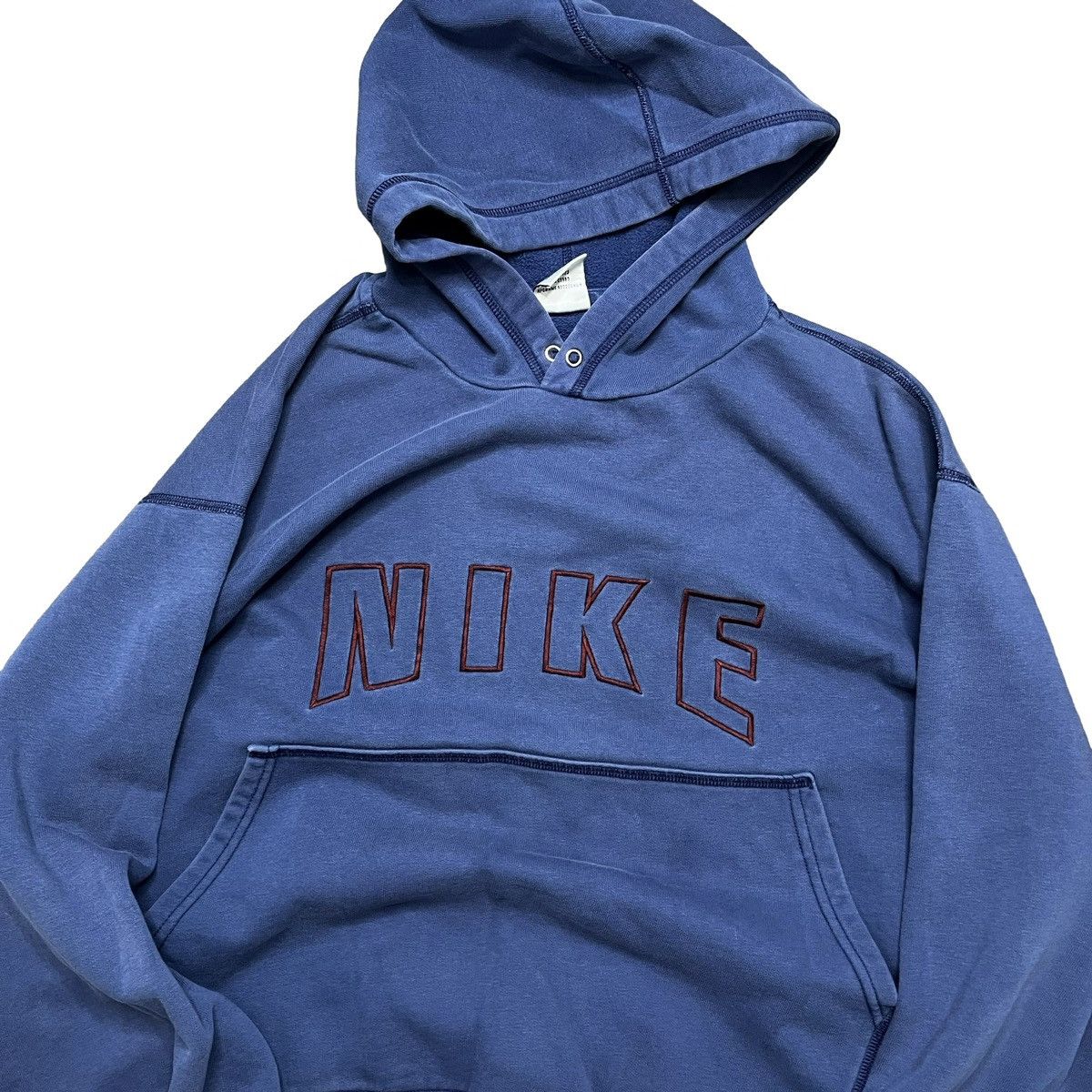 Nike × Vintage Extremely Rare Vintage 90s Nike Hoodie Size US L / EU 52-54 / 3 - 5 Thumbnail