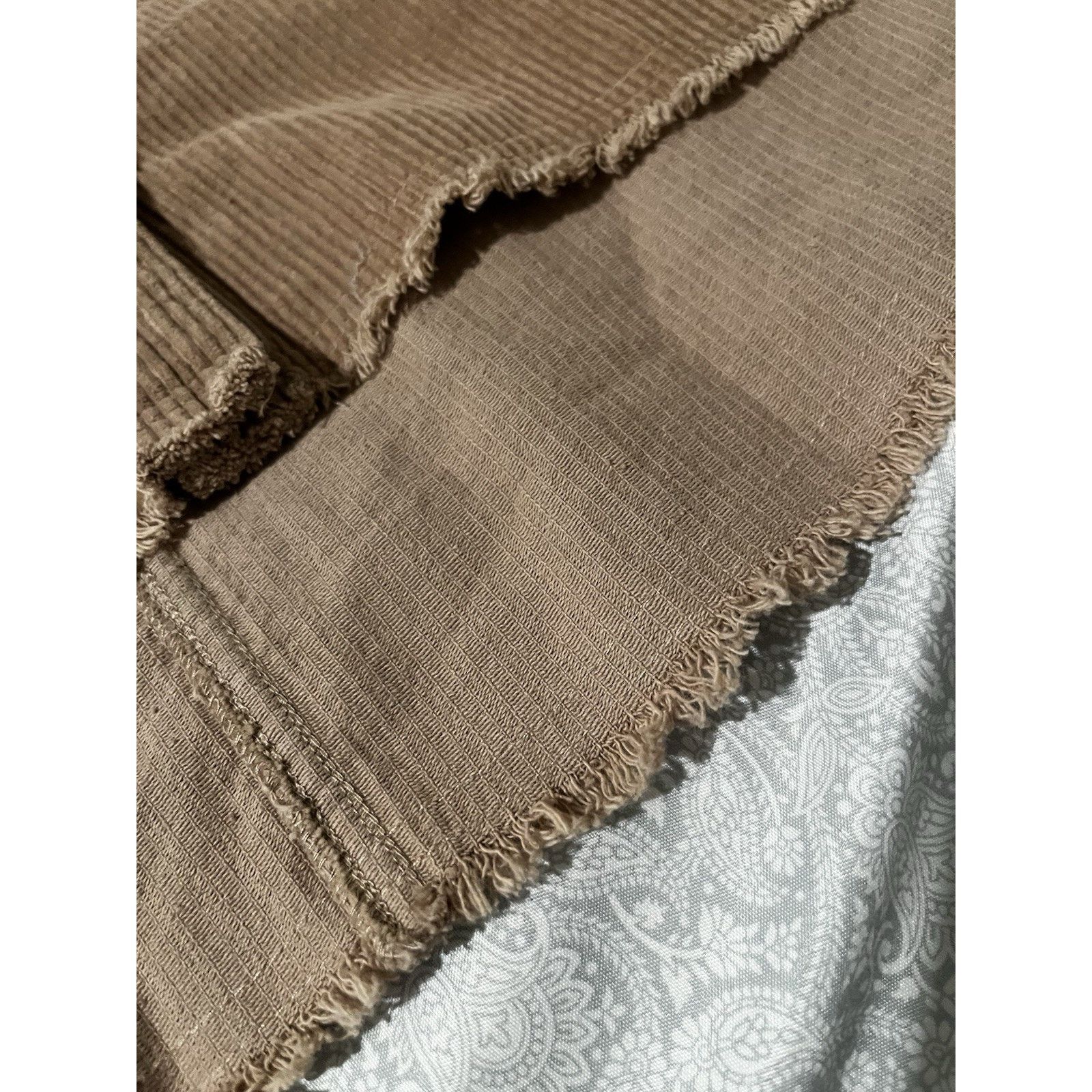 Empyre Empyre Corduroy Shacket Womens Small Oversized Tan Button Up Size S / US 4 / IT 40 - 5 Thumbnail