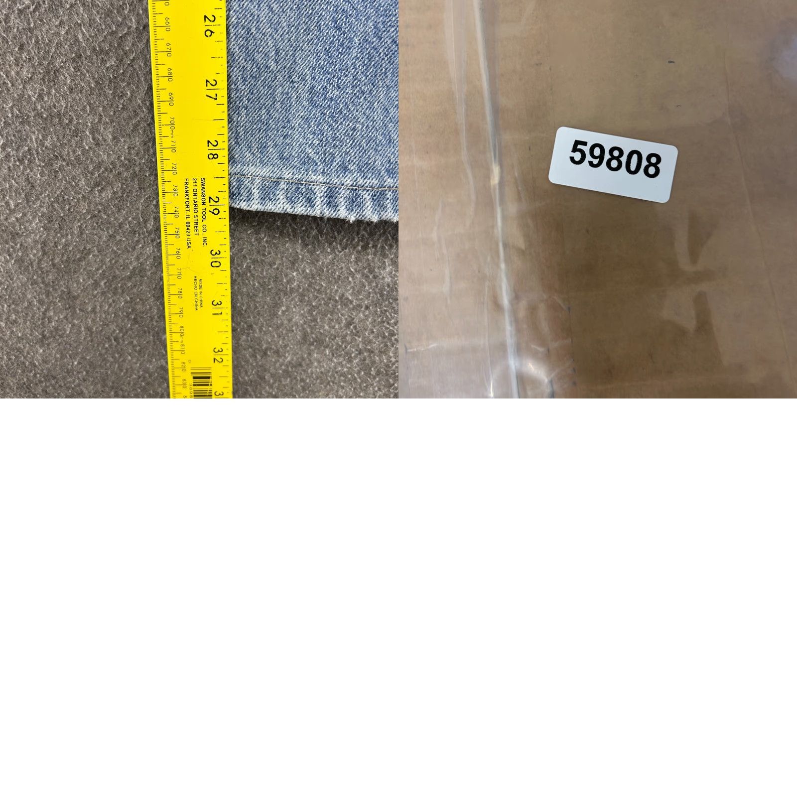 Abercrombie & Fitch VINTAGE Abercrombie Jeans Mens 34x29 Blue Bootcut Distressed READ HEMMED USA 90s Size US 34 / EU 50 - 10 Thumbnail