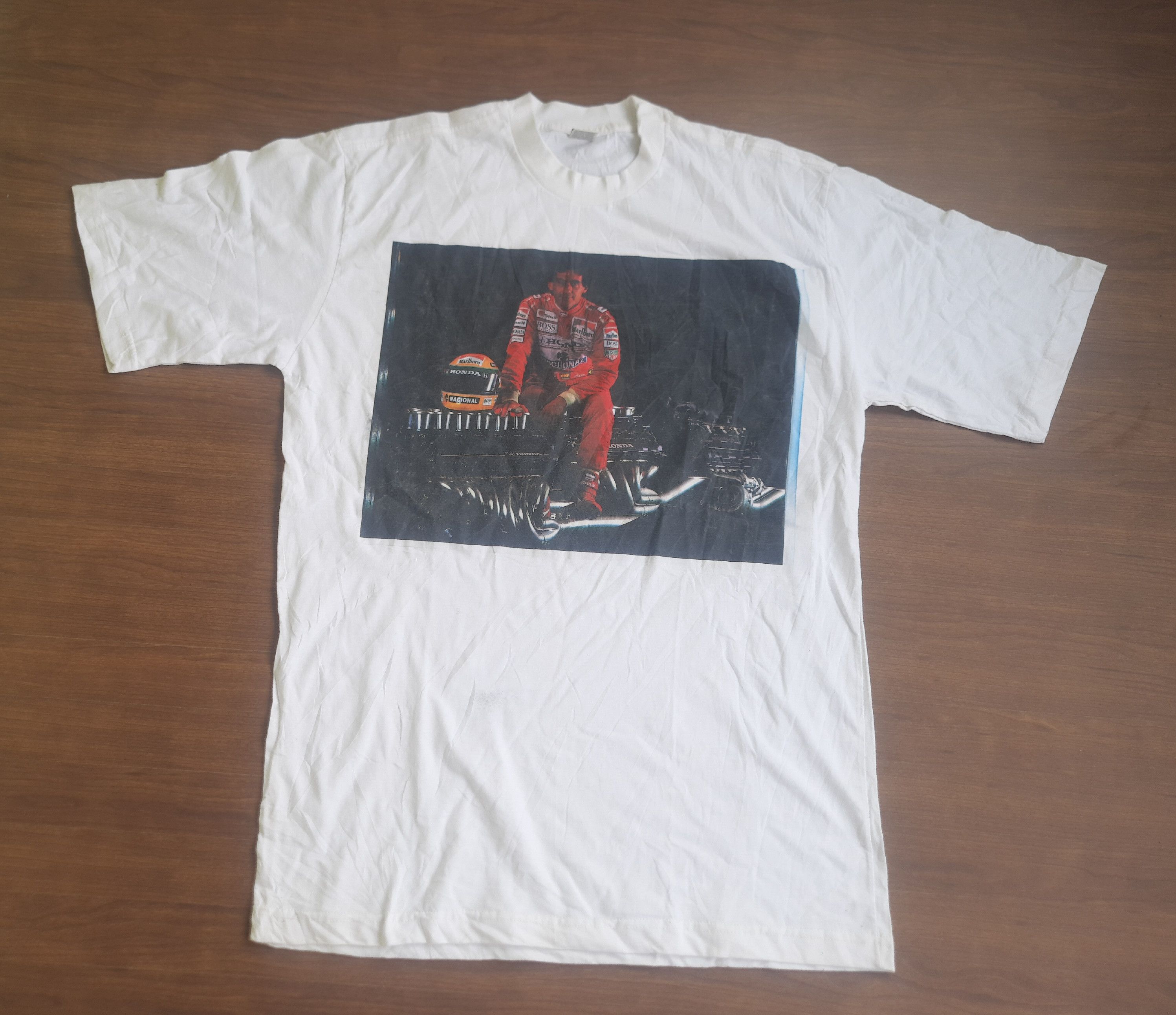 Formula 1 Aryton Senna Memorial Tshirt Size US M / EU 48-50 / 2 - 1 Thumbnail