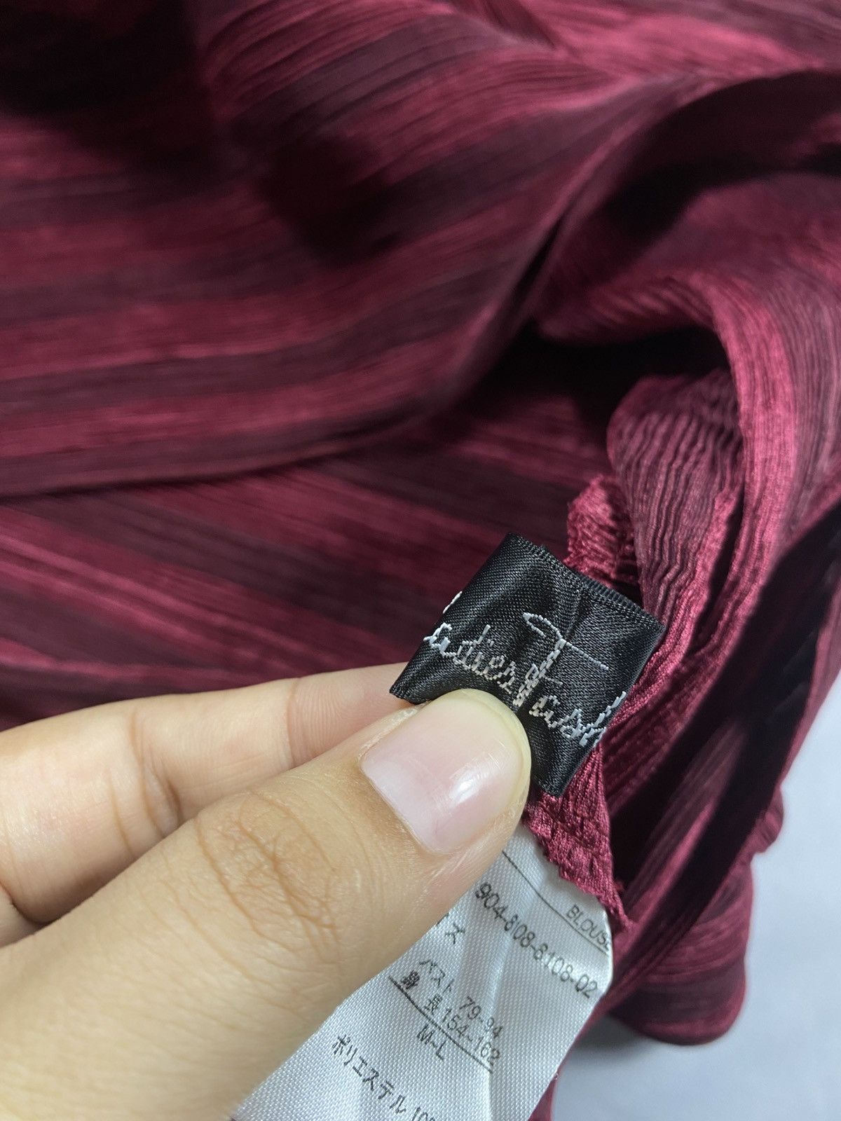 Issey Miyake Japanese Undefined Pleated shirt issey style Size M / US 6-8 / IT 42-44 - 6 Thumbnail