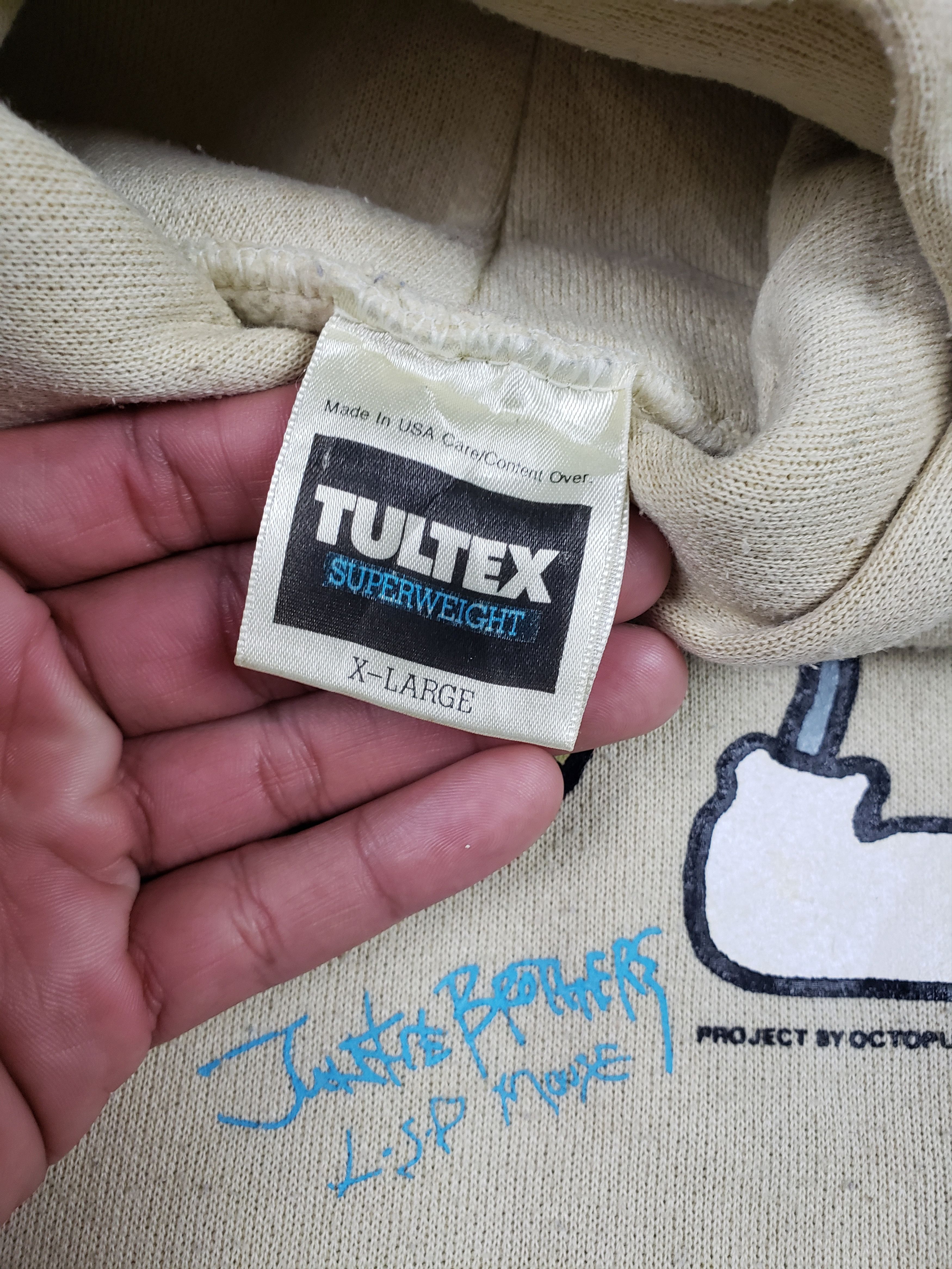 Tultex × Vintage Vintage Crazy Rat Hoodies Size US XL / EU 56 / 4 - 5 Thumbnail