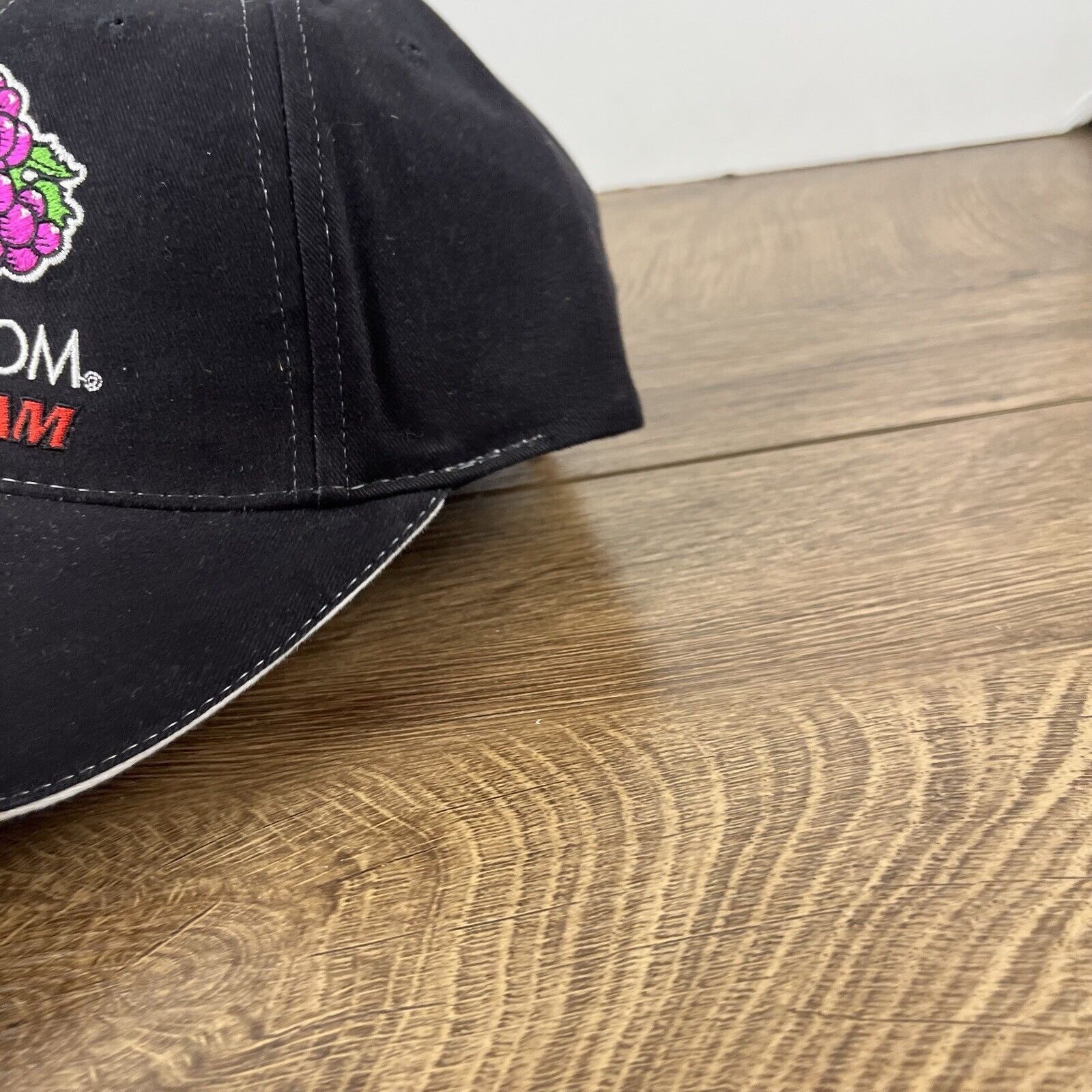 Other Fruit of the Loom Racing 55 Hat Black Cap Hat Adjustable Hat Size ONE SIZE - 7 Thumbnail