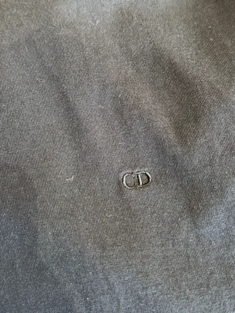 Dior Dior Classic CD embroidered logo black short-sleeved T-shi Size US XXS / EU 40 - 4 Thumbnail