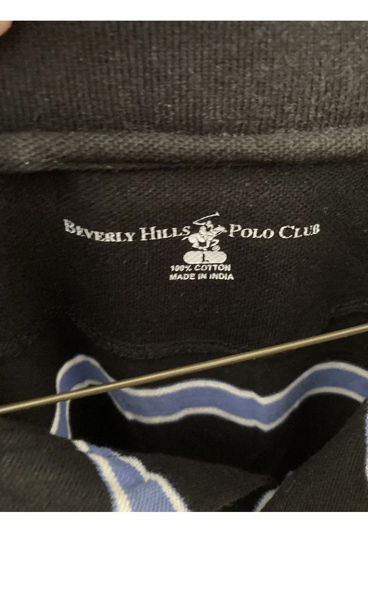 Beverly Hills Polo Club Beverly Hills Polo Club Striped Cotton Polo L Size US L / EU 52-54 / 3 - 2 Thumbnail