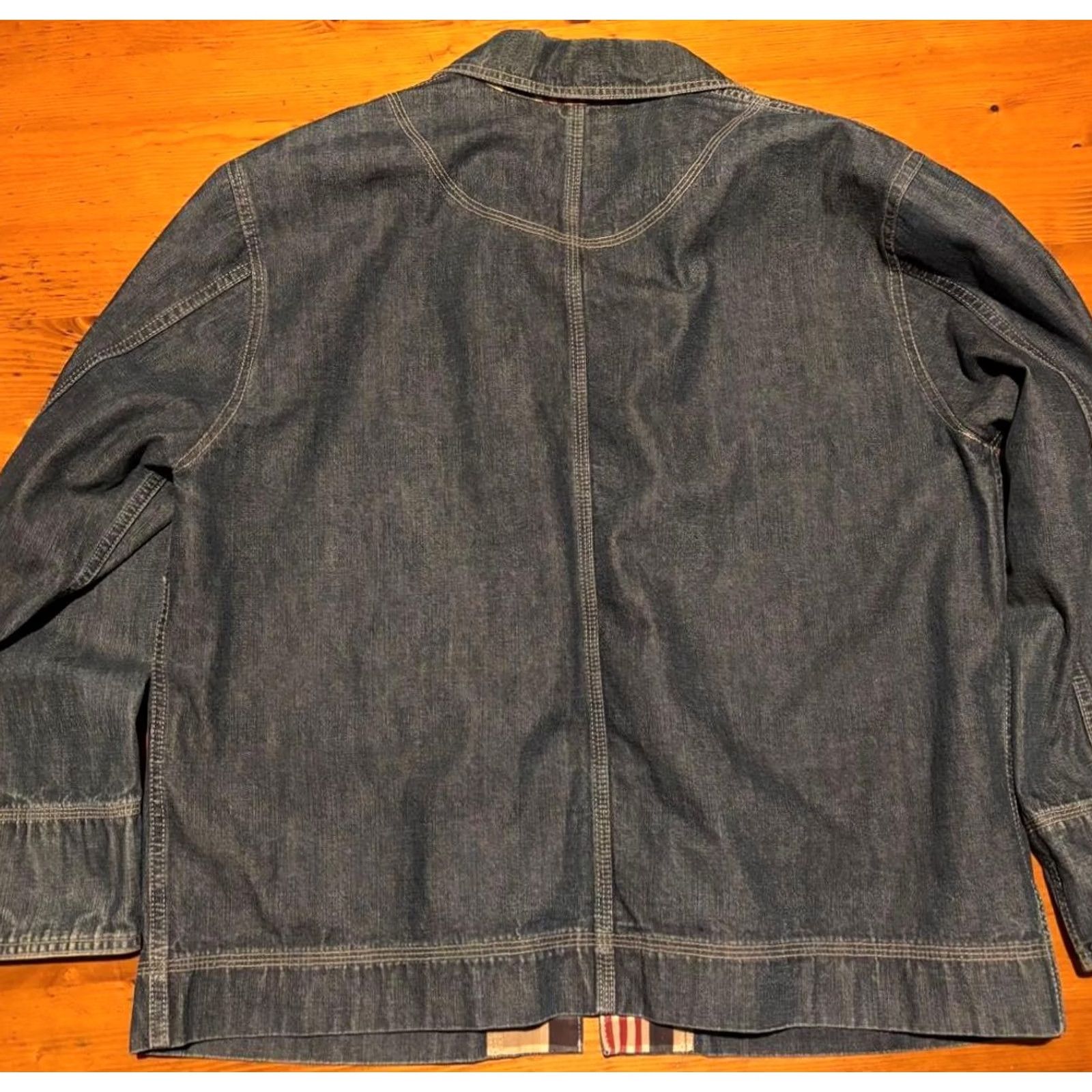Issey Miyake ISSEY MIYAKE HAI SPORTING GEAR DENIM JACKET MEN Multicolor Cotton M Used Jacket Mens Denim Jacket Denim Jacket Men Multicolor Cotton M Used Size US M / EU 48-50 / 2 - 3 Thumbnail