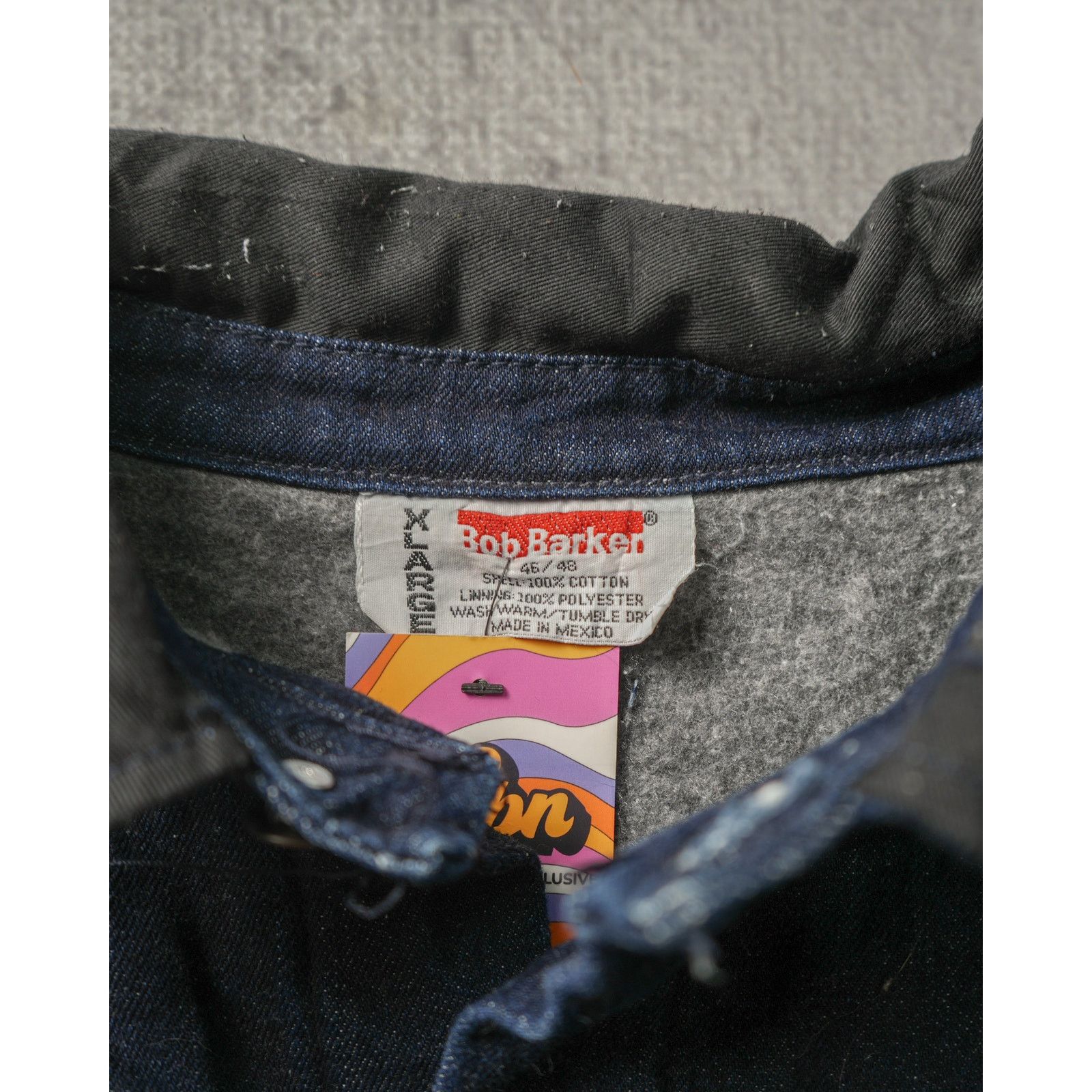 Barker 00s Bob Barker Blue Denim Jacket - Men's XL Size US XL / EU 56 / 4 - 3 Thumbnail