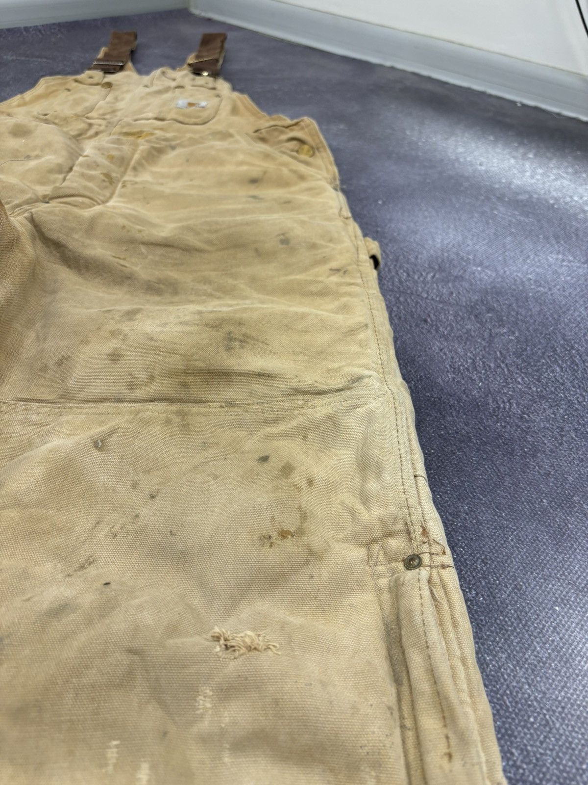 Carhartt Vintage 90s Carhartt Double Knee USA Work Dungaree Overall Size US 34 / EU 50 - 10 Thumbnail