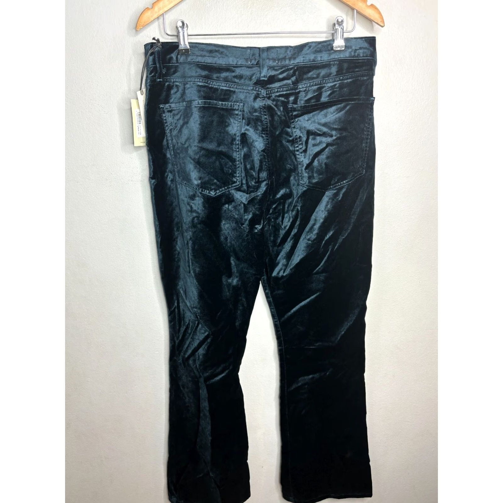 Agolde AGOLDE Nico High Rise Boot Cut Pants Velvet Beetle Blue Women's 31 Boot Cut Velvet Blue 31 Womens 90s? Size 24" / US 00 / IT 34 - 5 Thumbnail