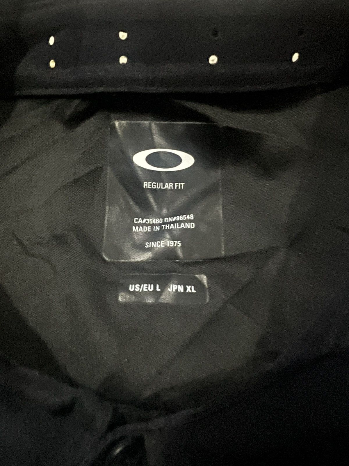 Oakley Y2K Oakley Centre Logo Eclipse Regular Fit Golf Polo Shirt Size US L / EU 52-54 / 3 - 5 Thumbnail