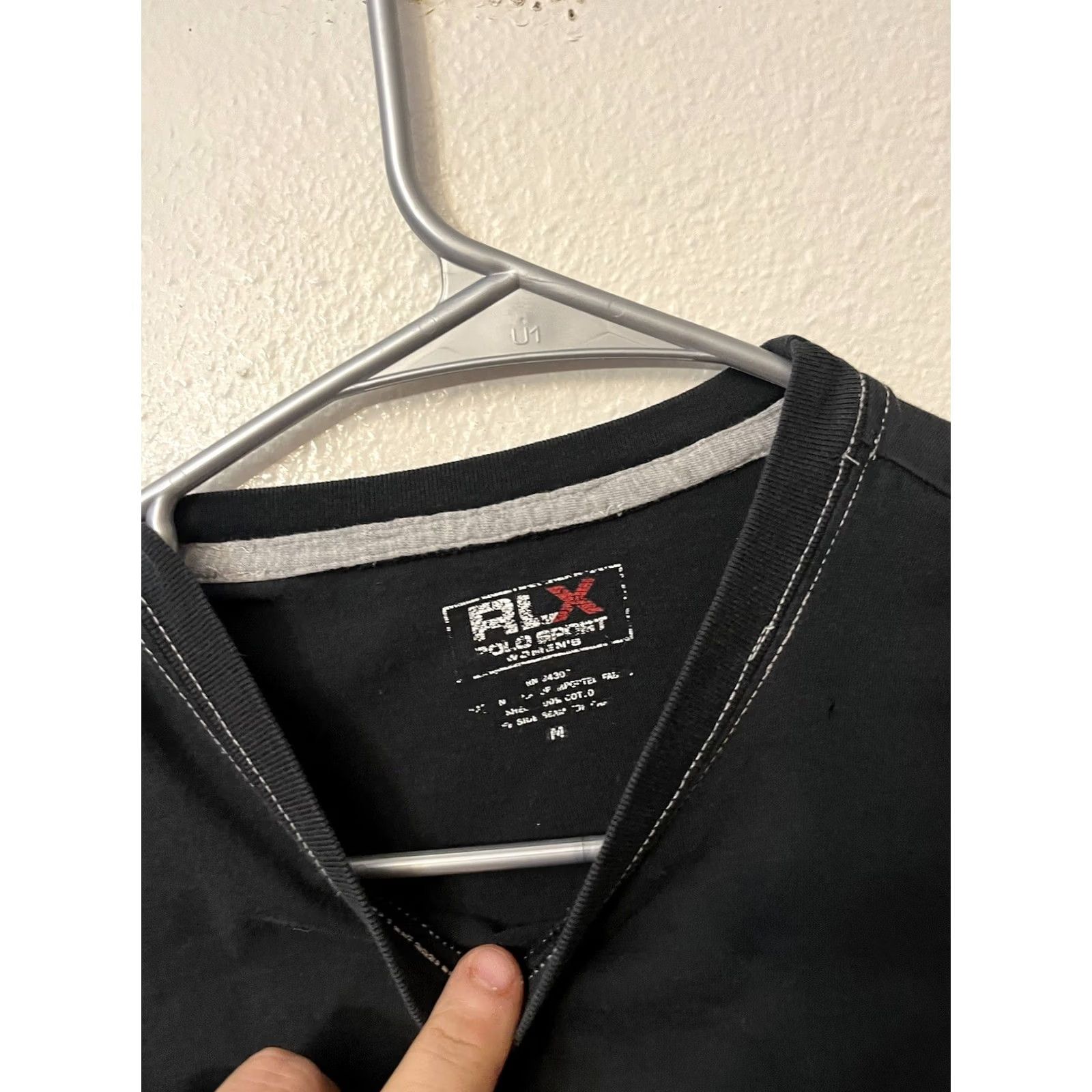 Vintage RLX Shirt M Black Womens Short Sleeve Crew Pullover Logo Active Preppy Casual Size M / US 6-8 / IT 42-44 - 2 Thumbnail