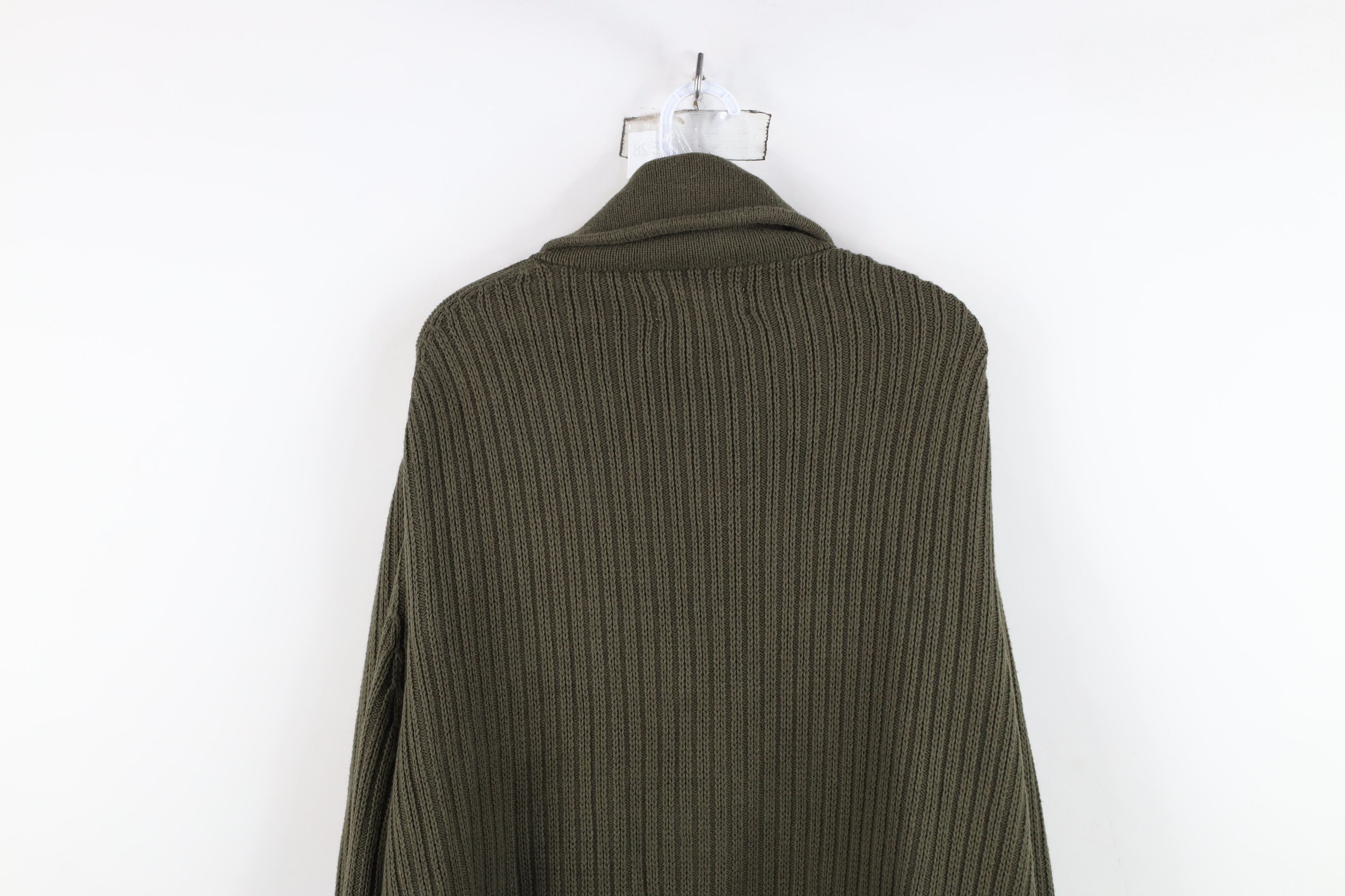Duluth Trading Company Duluth Trading Co Ribbed Knit High Neck Military Sweater Size US XXL / EU 58 / 5 - 10 Thumbnail