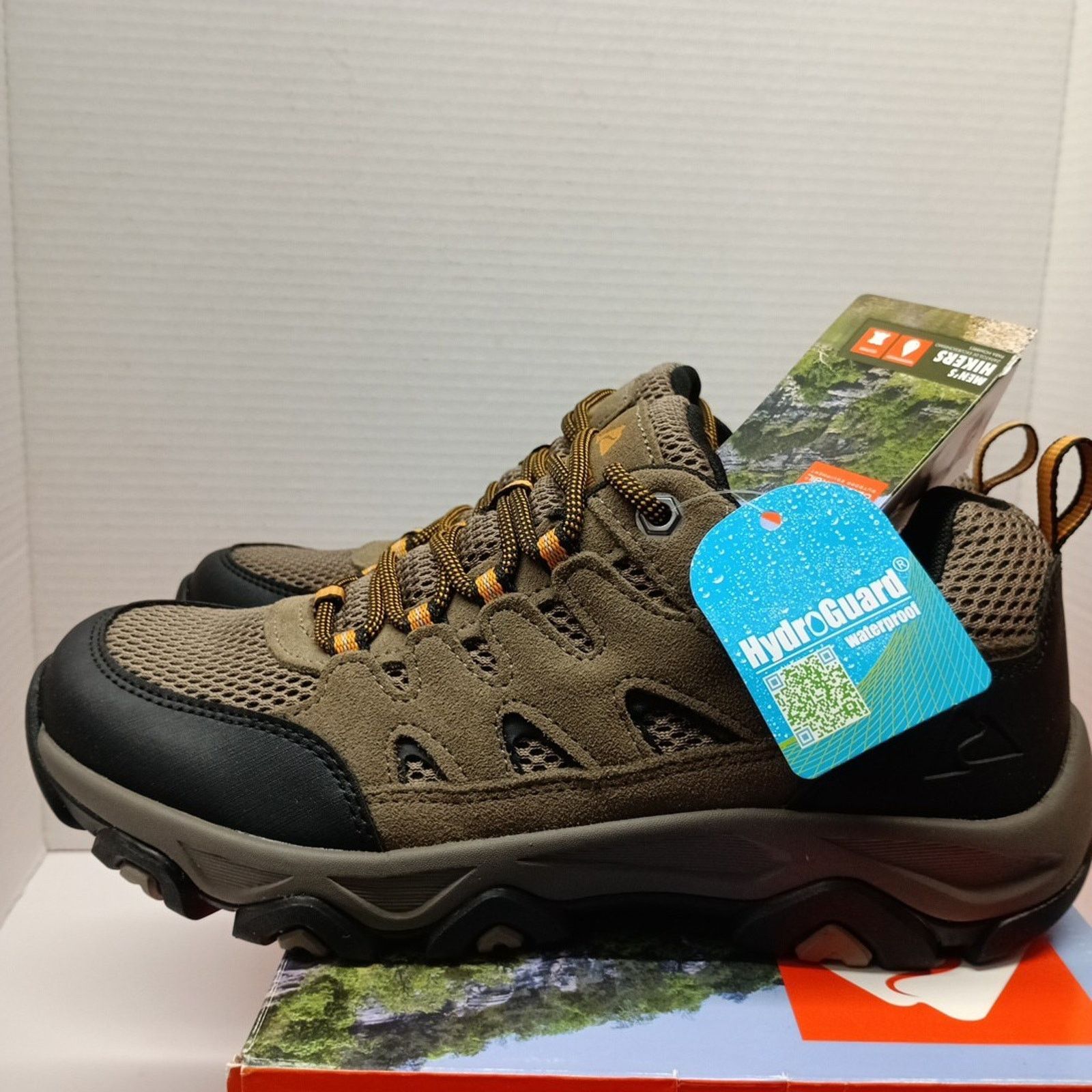 Other Ozark Trail Mens Hiking Shoes Size 9 Low Hiker Taupe Leather Size US 9 / EU 42 - 4 Thumbnail