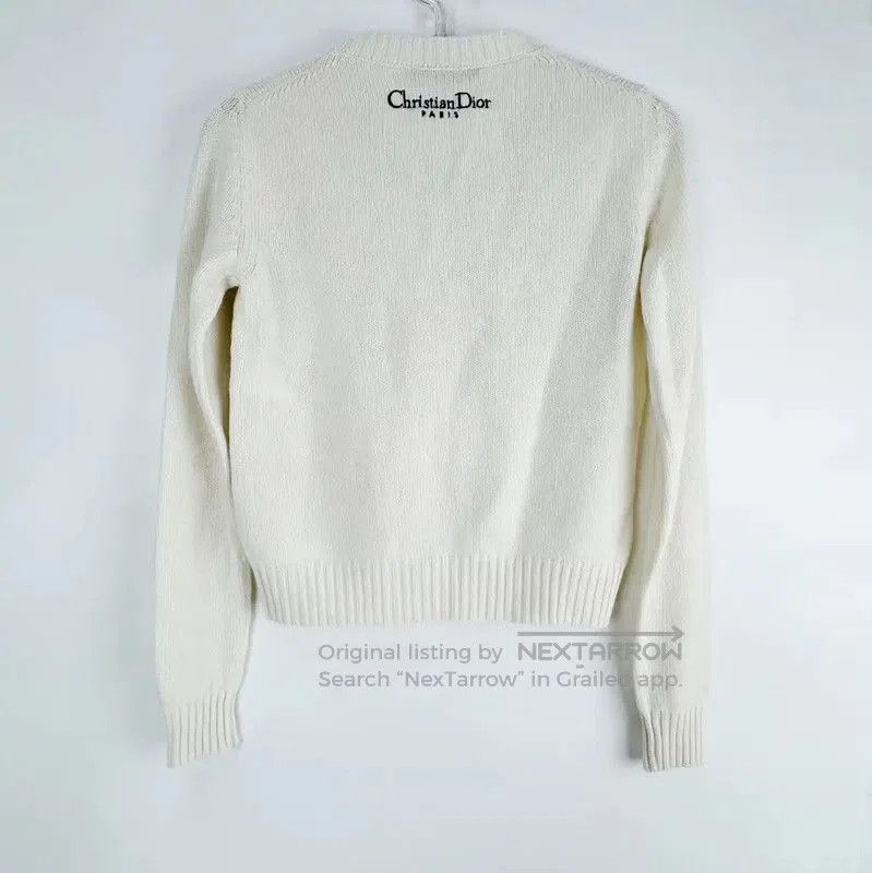 Dior Dior White Wool Women's Pullover Sweater . Size XXS / US 00 / IT 34 - 2 Thumbnail