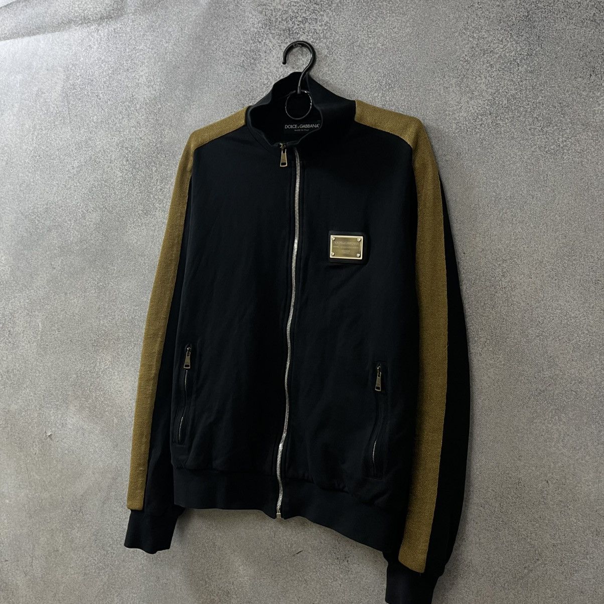 Dolce & Gabbana Dolce & Gabbana Zip Up Gold Logo Size US L / EU 52-54 / 3 - 6 Thumbnail