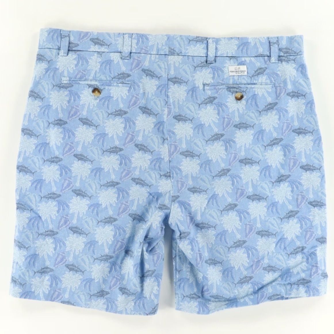 Vineyard Vines Vineyard Vines Stretch Breaker Tuna Cotton Twill Chino Shorts Blue Men's 40 Size US 40 / EU 56 - 4 Thumbnail