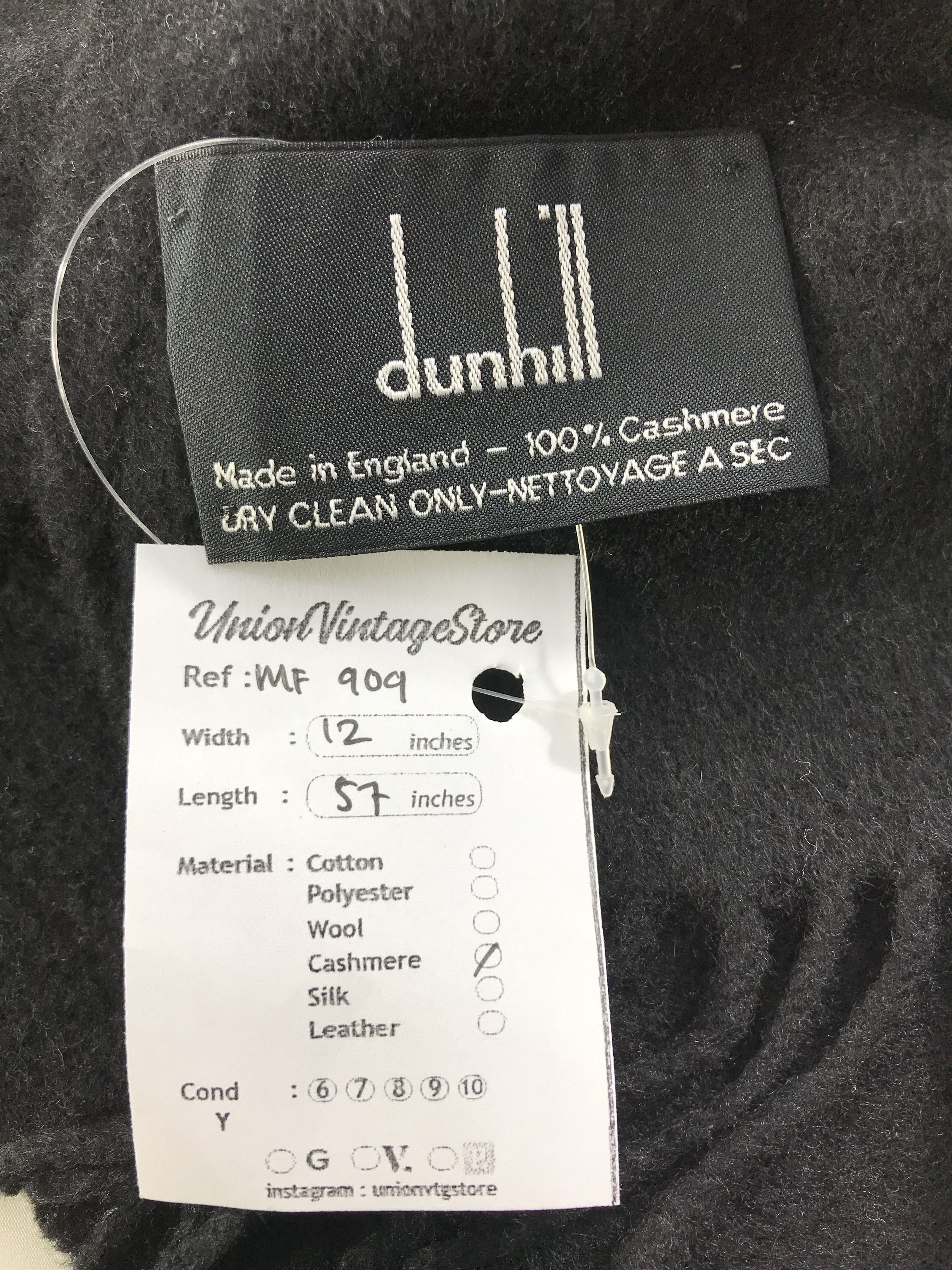 Alfred Dunhill Vintage Dunhill Scarf/Muffler/Neckwear MF909 Size ONE SIZE - 6 Thumbnail