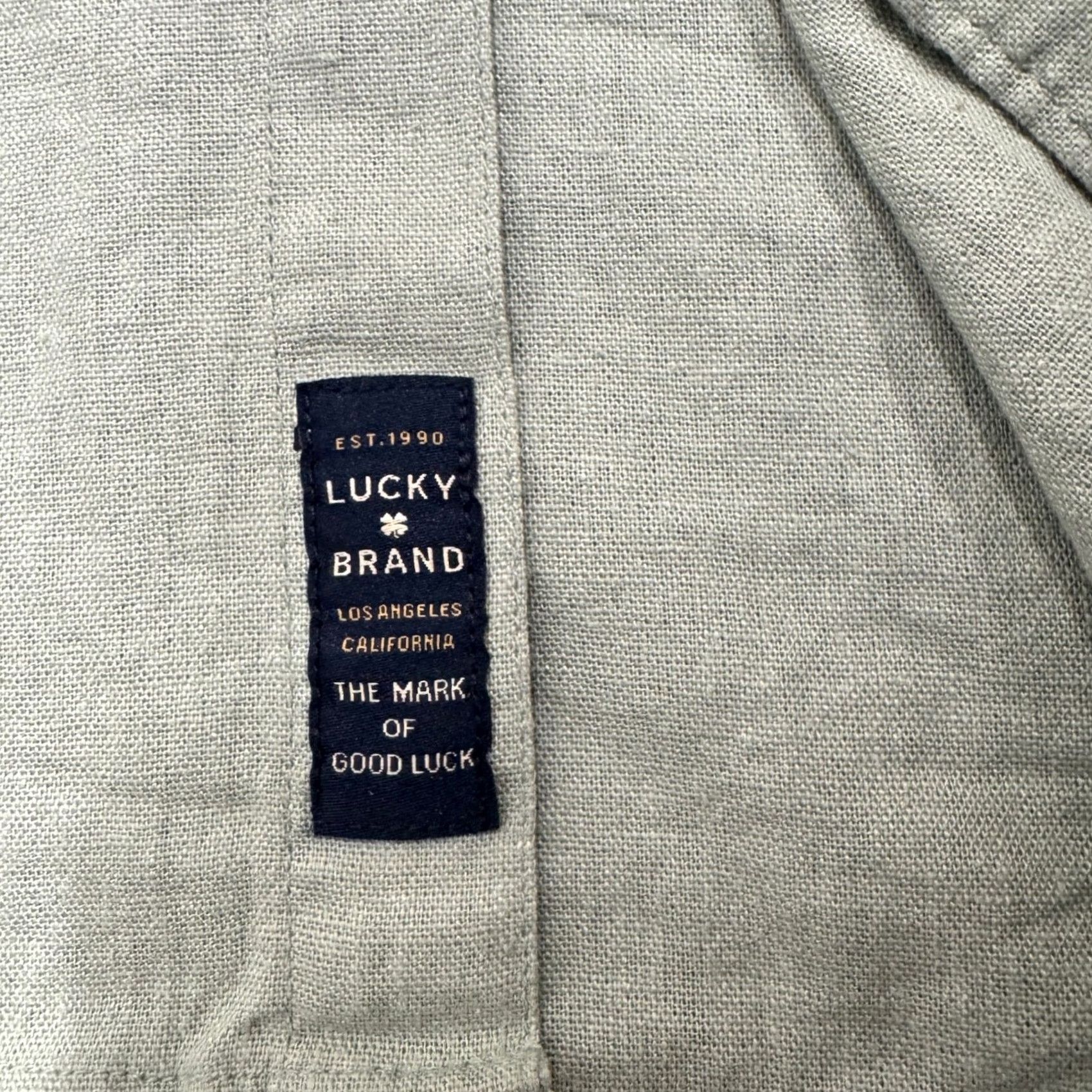 Lucky Brand Lucky Brand Dress Shirt Men's XL Button Up 100% Cotton Gray Casual California Gray Men XL Regular Size Shirt Size US XL / EU 56 / 4 - 4 Thumbnail