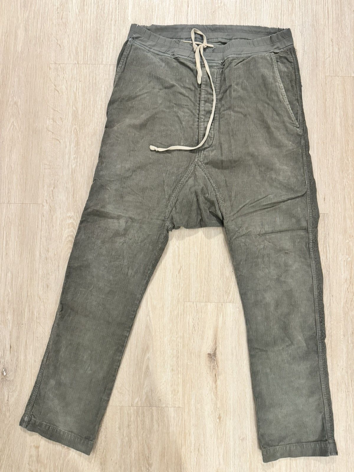Rick Owens Rick owens corduroy cropped pants Size US 32 / EU 48 - 2 Thumbnail