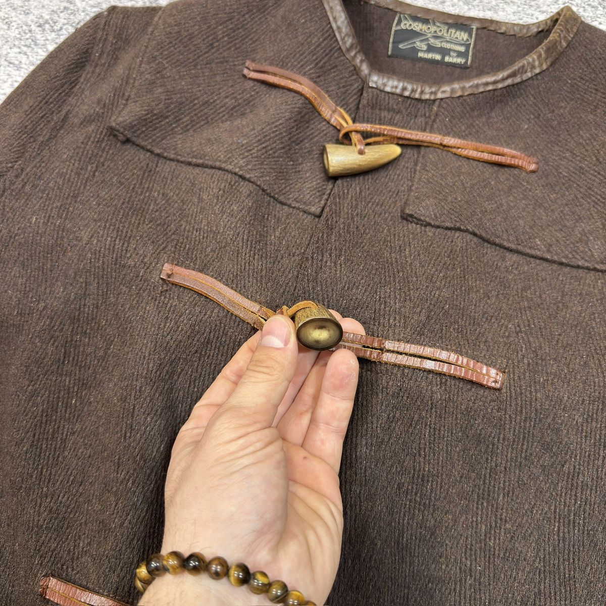Designer × Vintage Martin Barry Handmade Wool Duffle Coat England Size S Size US S / EU 44-46 / 1 - 17 Thumbnail