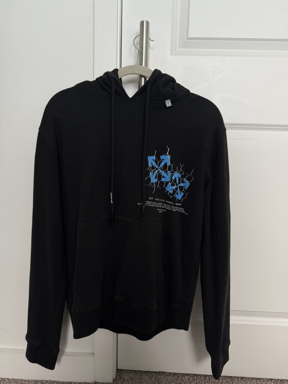 Off-White Off-White c/o Virgil Abloh Fence Arrows Hoodie SS20 Size US M / EU 48-50 / 2 - 1 Thumbnail