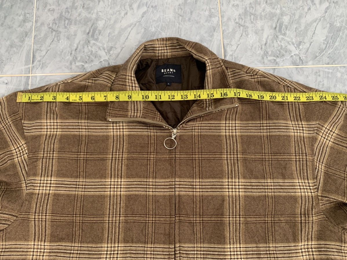 Beams Plus Steals Beams Heart Checkered Style Zipper Jacket Size US L / EU 52-54 / 3 - 10 Thumbnail