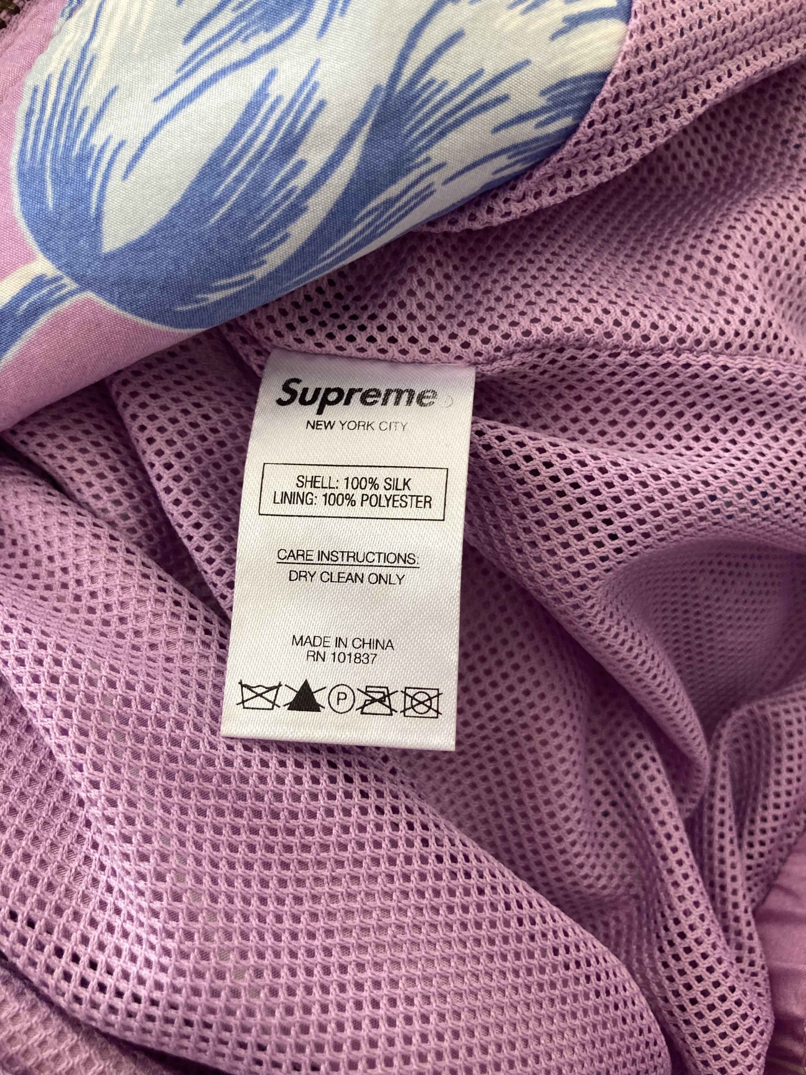 Supreme Supreme Floral Silk Track Jacket SS2019 Roses Pink Size US M / EU 48-50 / 2 - 3 Thumbnail