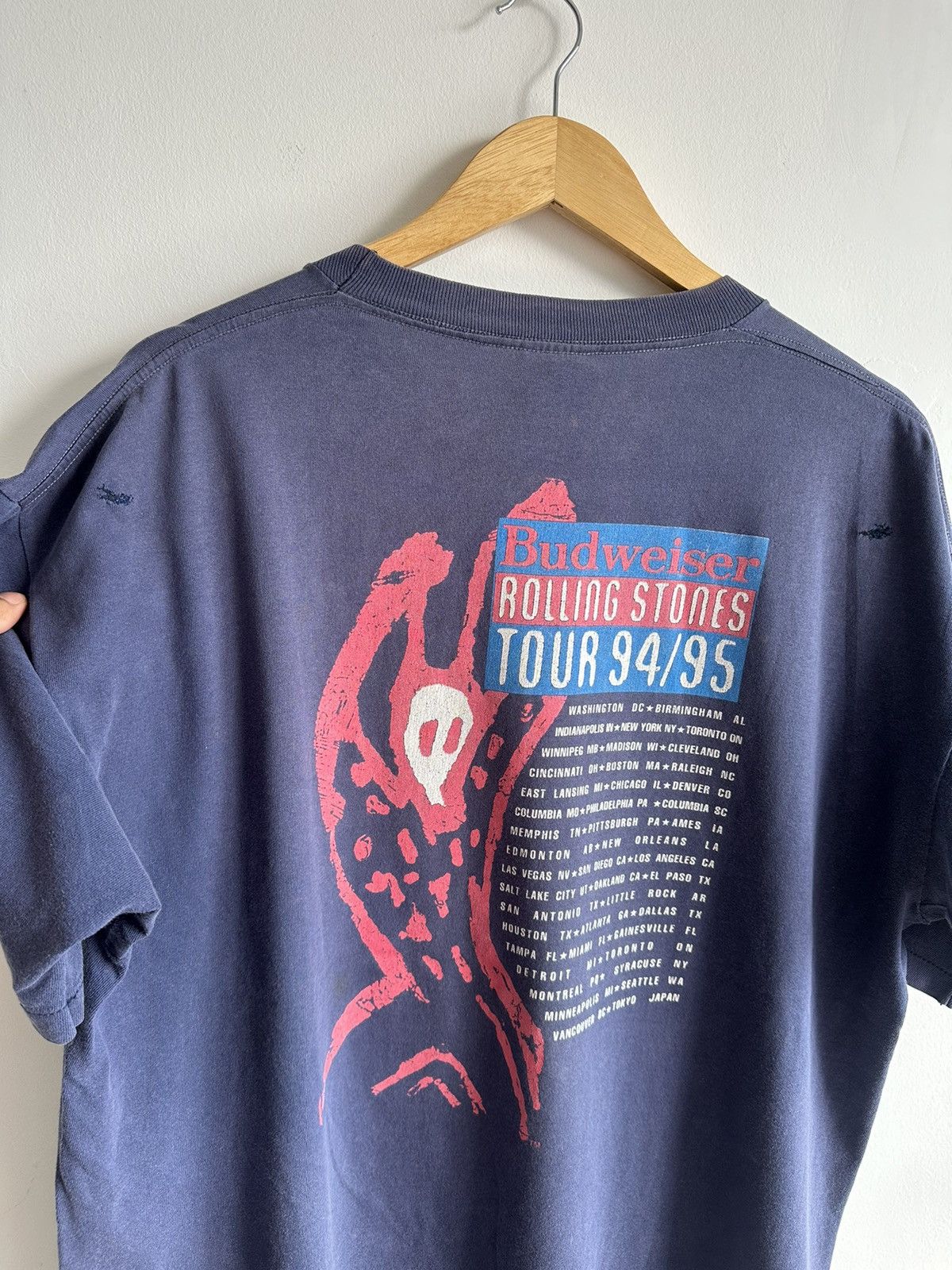 Brockum × The Rolling Stones × Vintage Vintage 90’s The Rolling Stones Voodoo Lounge Budweiser USA Size US XL / EU 56 / 4 - 7 Thumbnail