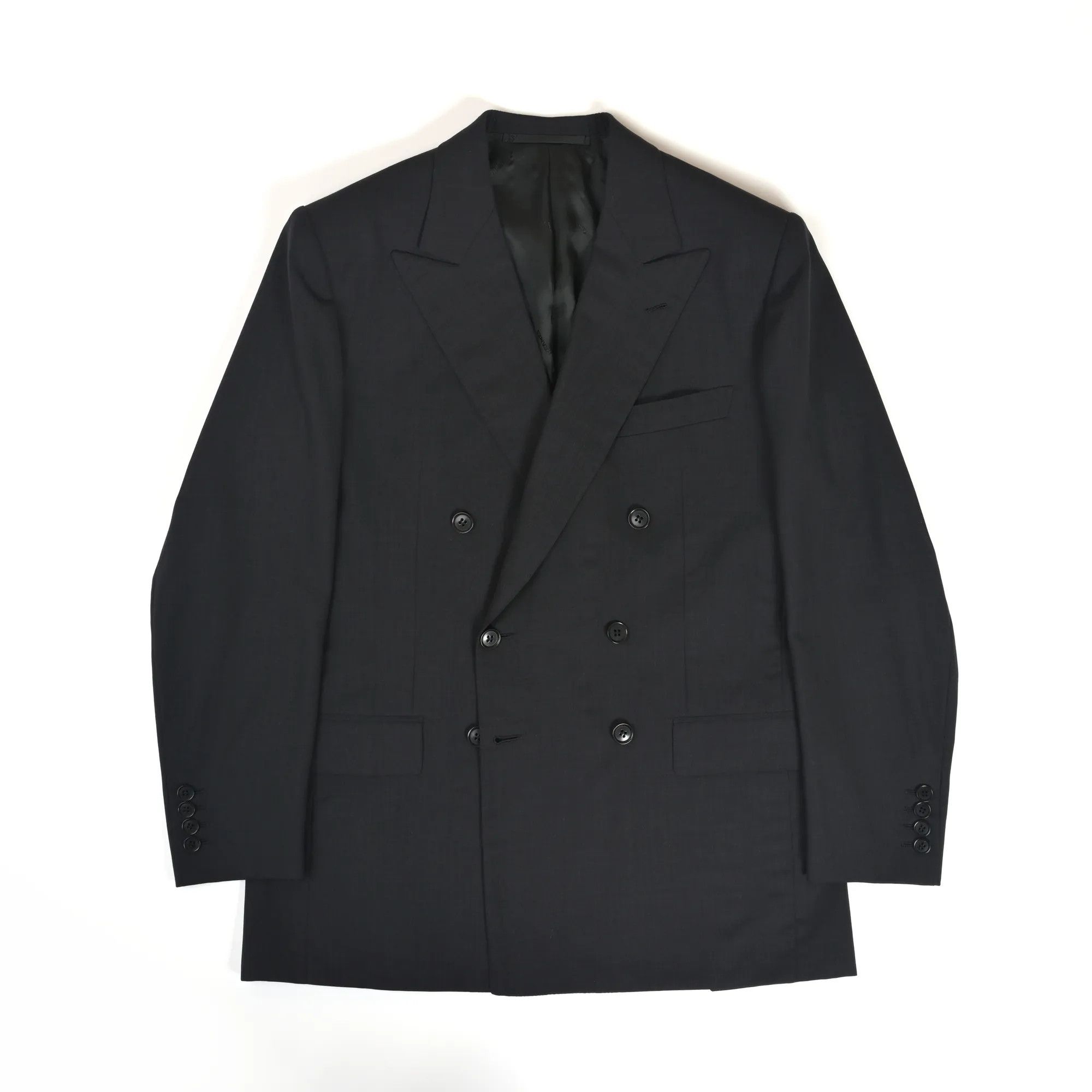 Cifonelli HERMÈS by CIFONELLI unlined double-breasted bespoke jacket Size 48R - 1 Thumbnail